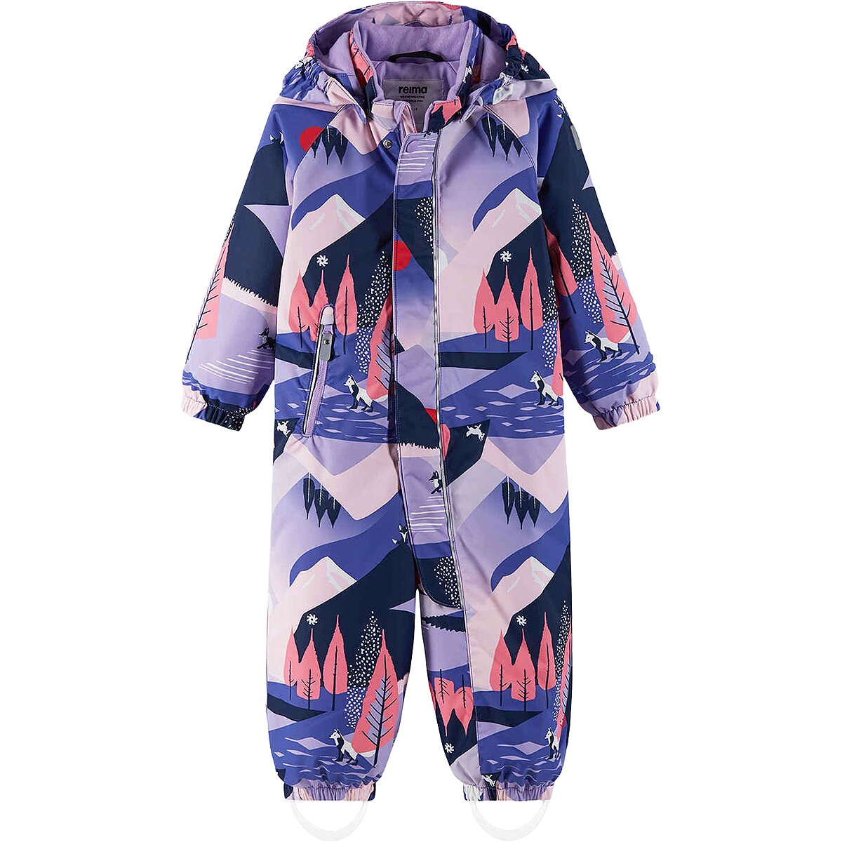 Image of Reima Puhuri One-Piece Snow Suit - Toddlers' Breezy Violet, 2T