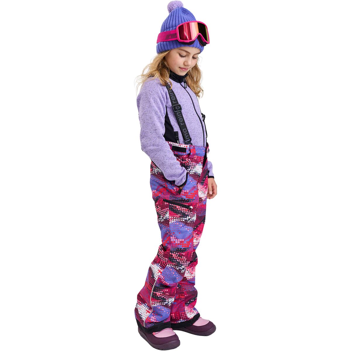 Image of Reima Terrie Ski Pant - Girls' Rosy Berry, 5