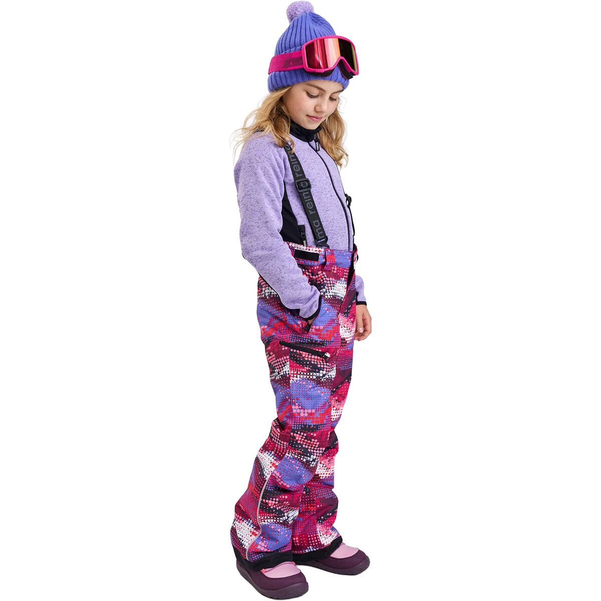 Image of Reima Terrie Ski Pant - Girls' Rosy Berry, 7