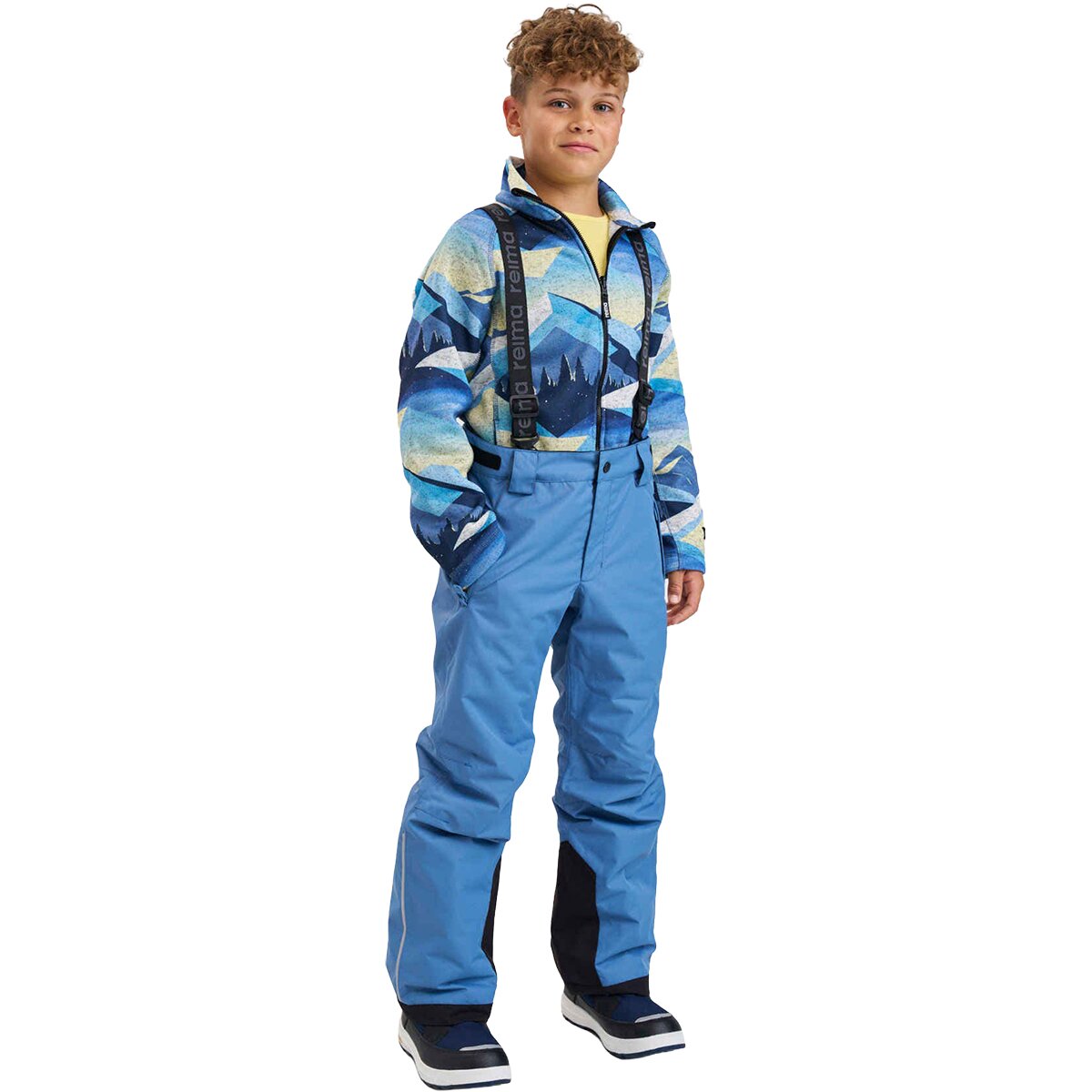 Image of Reima Wingon Pant - Kids' Blue Ocean, 14