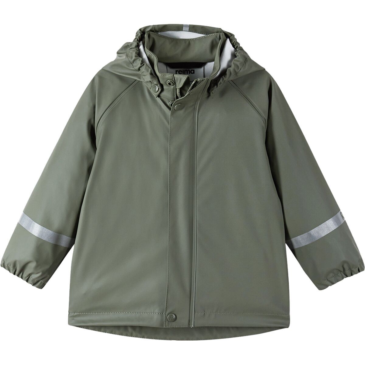 Image of Reima Lampi Raincoat - Kids' Greyish Green, 5