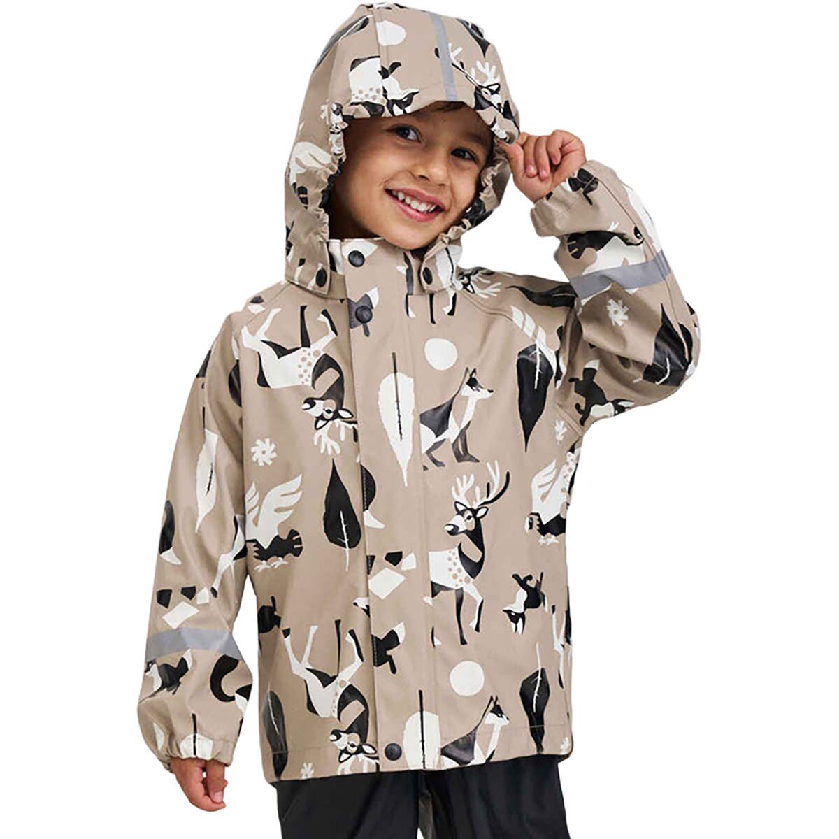 Image of Reima Vesi Raincoat - Boys' Earthy Beige, 7
