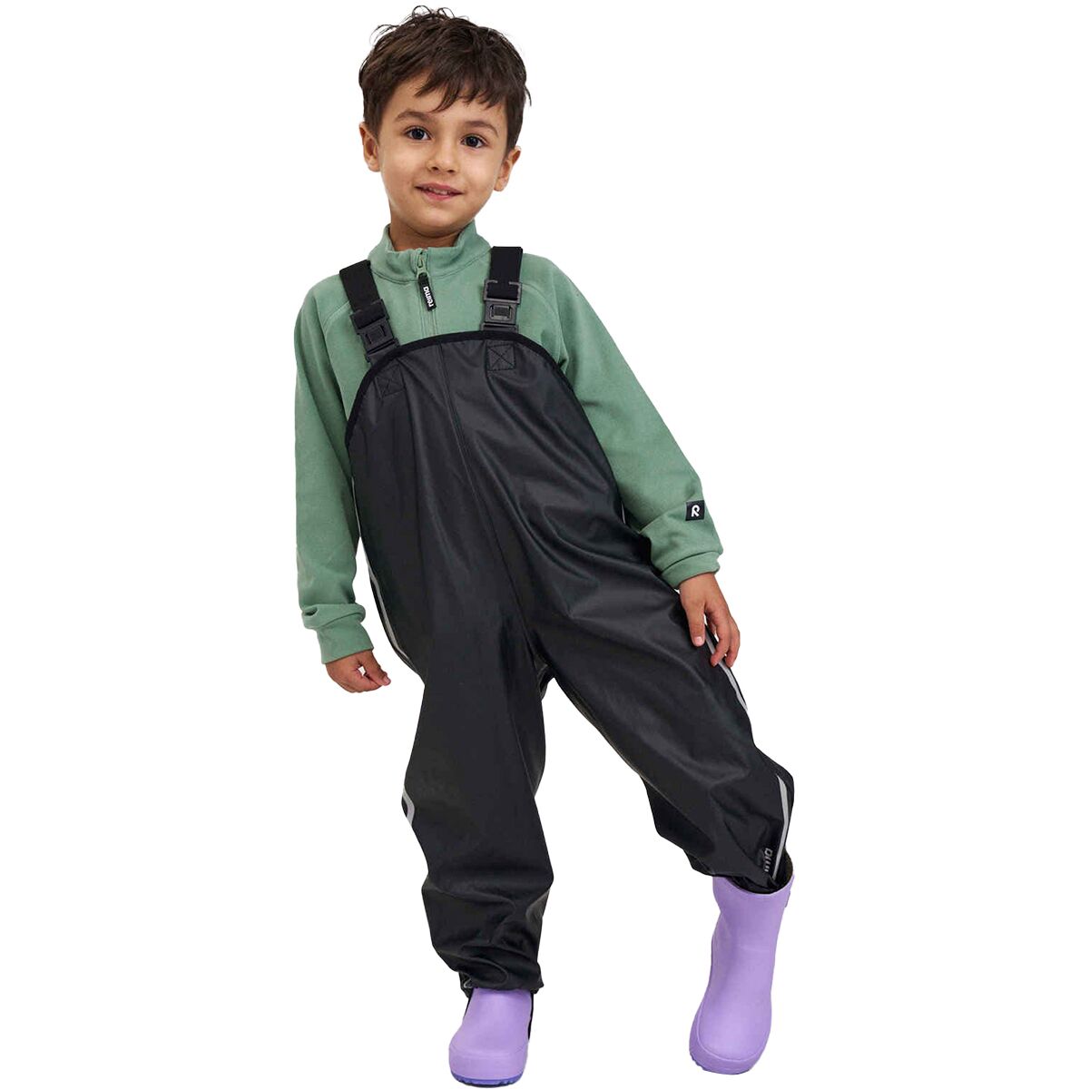 Image of Reima Lammikko Rain Pant - Kids' Black, 8