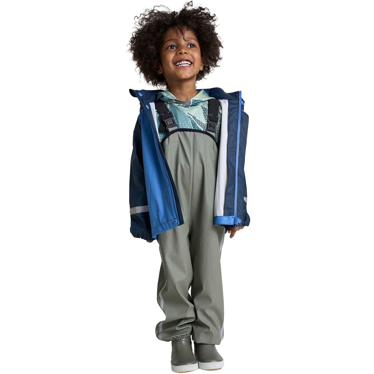 Image of Reima Lammikko Rain Pant - Kids' Greyish Green, 5