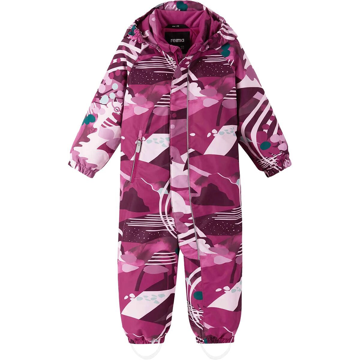 Image of Reima Puhuri Reimatec Winter Overall - Infant Boys' Cool Burgundy, 9-12M