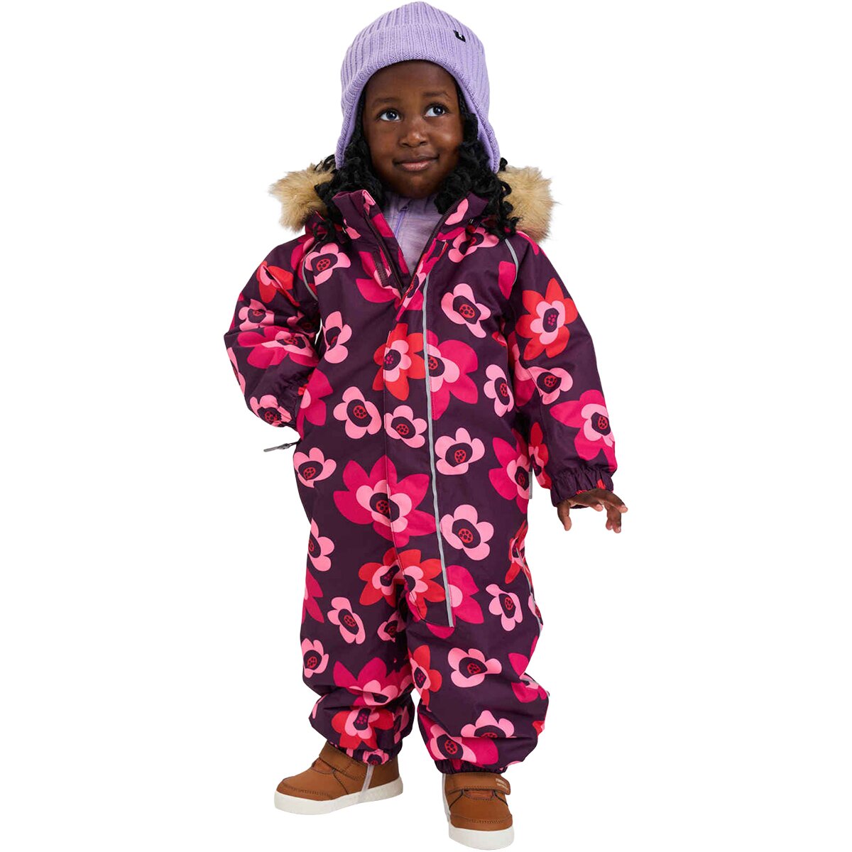 Image of Reima Lappi Snow Suit - Toddlers' Deep Purple, 3T