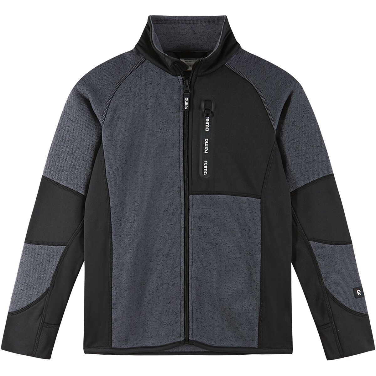 Image of Reima Liukuen Fleece Jacket - Kids' Soft Black, 13
