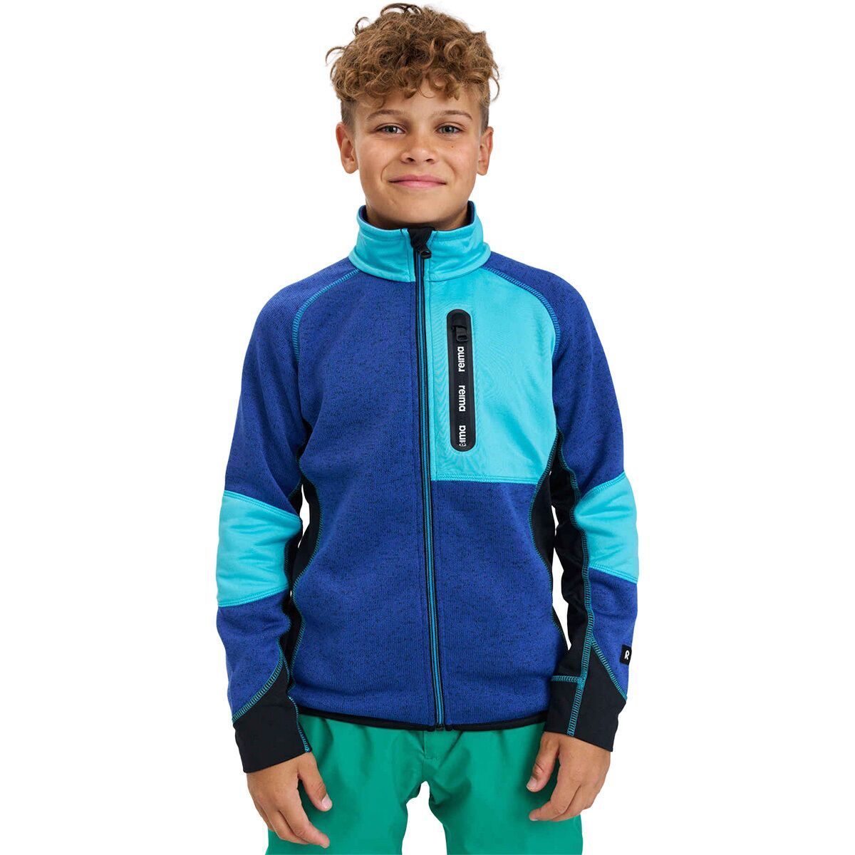 Image of Reima Liukuen Fleece Jacket - Kids' Twilight Blue, 13