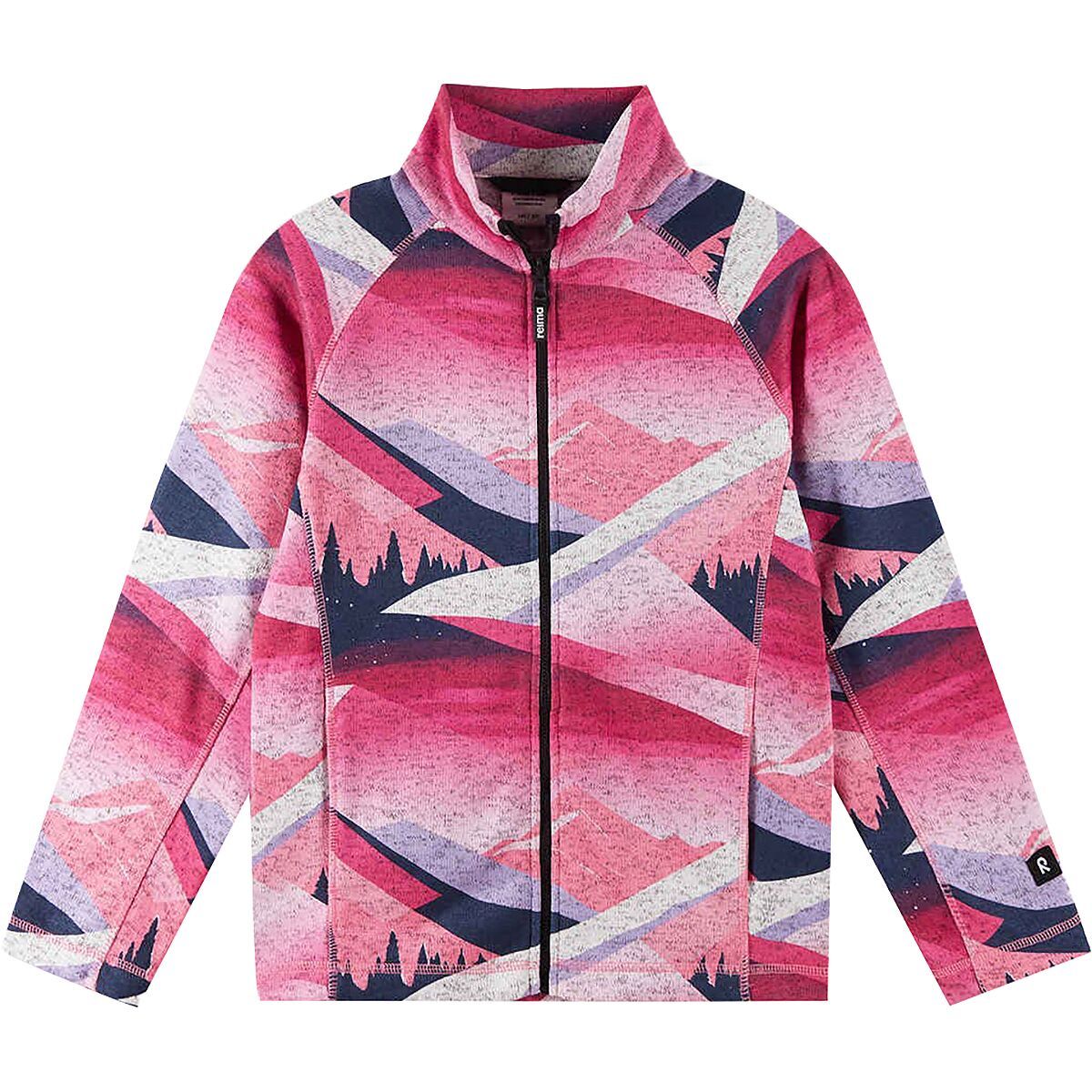 Image of Reima Niksini Seawool Fleece Jacket - Kids' Soft Coral, 12
