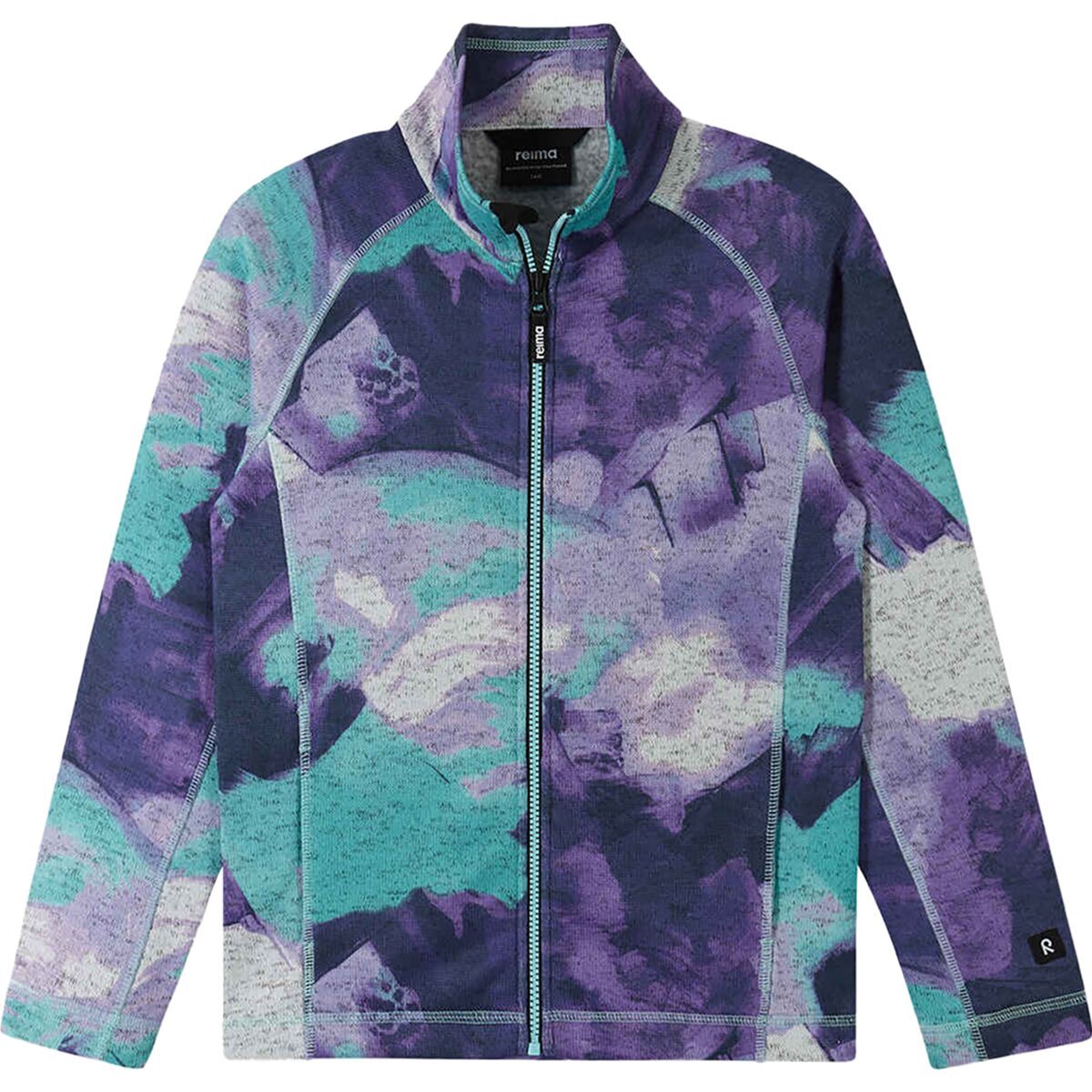 Image of Reima Niksini Full-Zip Fleece Sweater - Toddler Girls' Lilac Amethyst, 6T