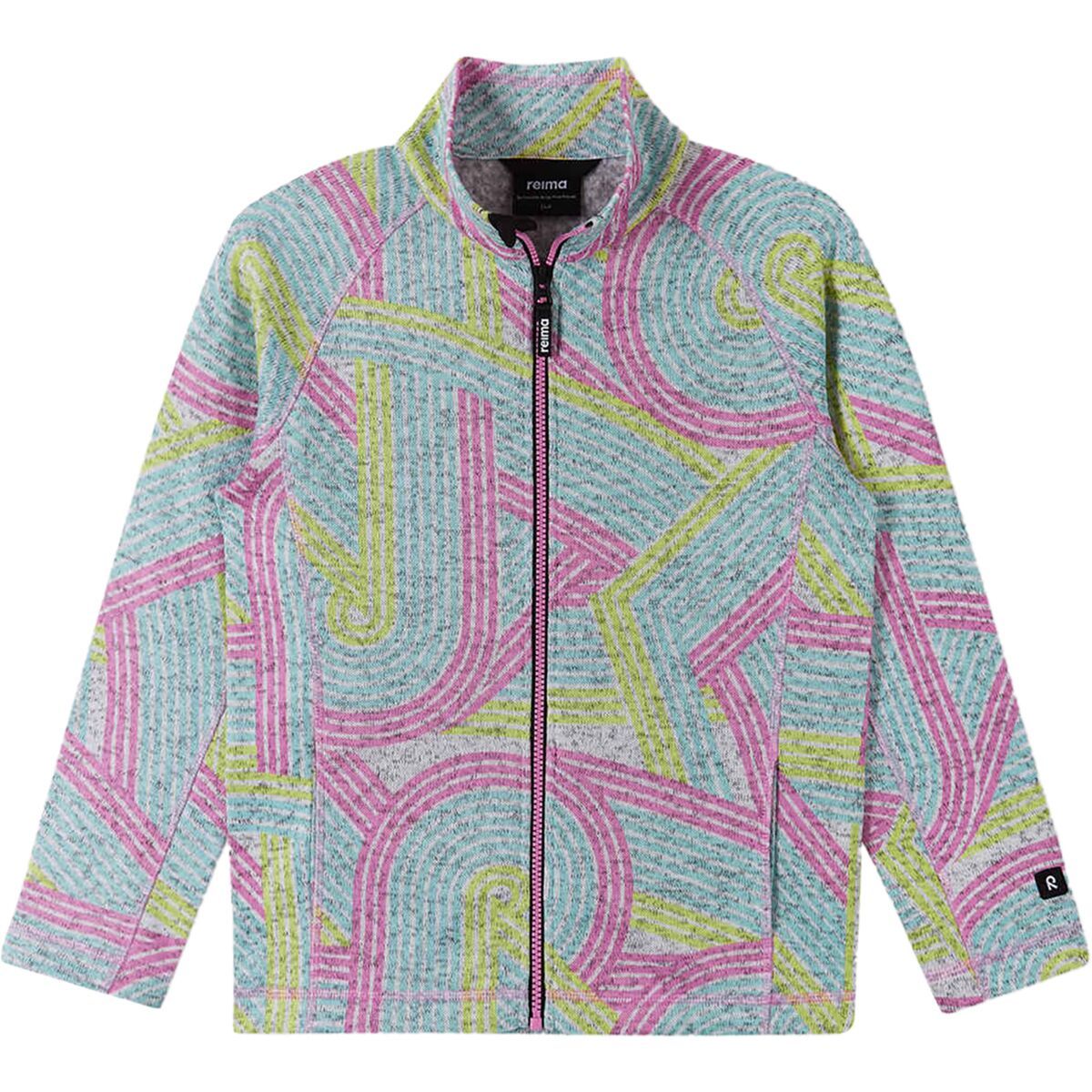 Image of Reima Niksini Full-Zip Fleece Sweater - Toddler Girls' Mauve Pink, 6T