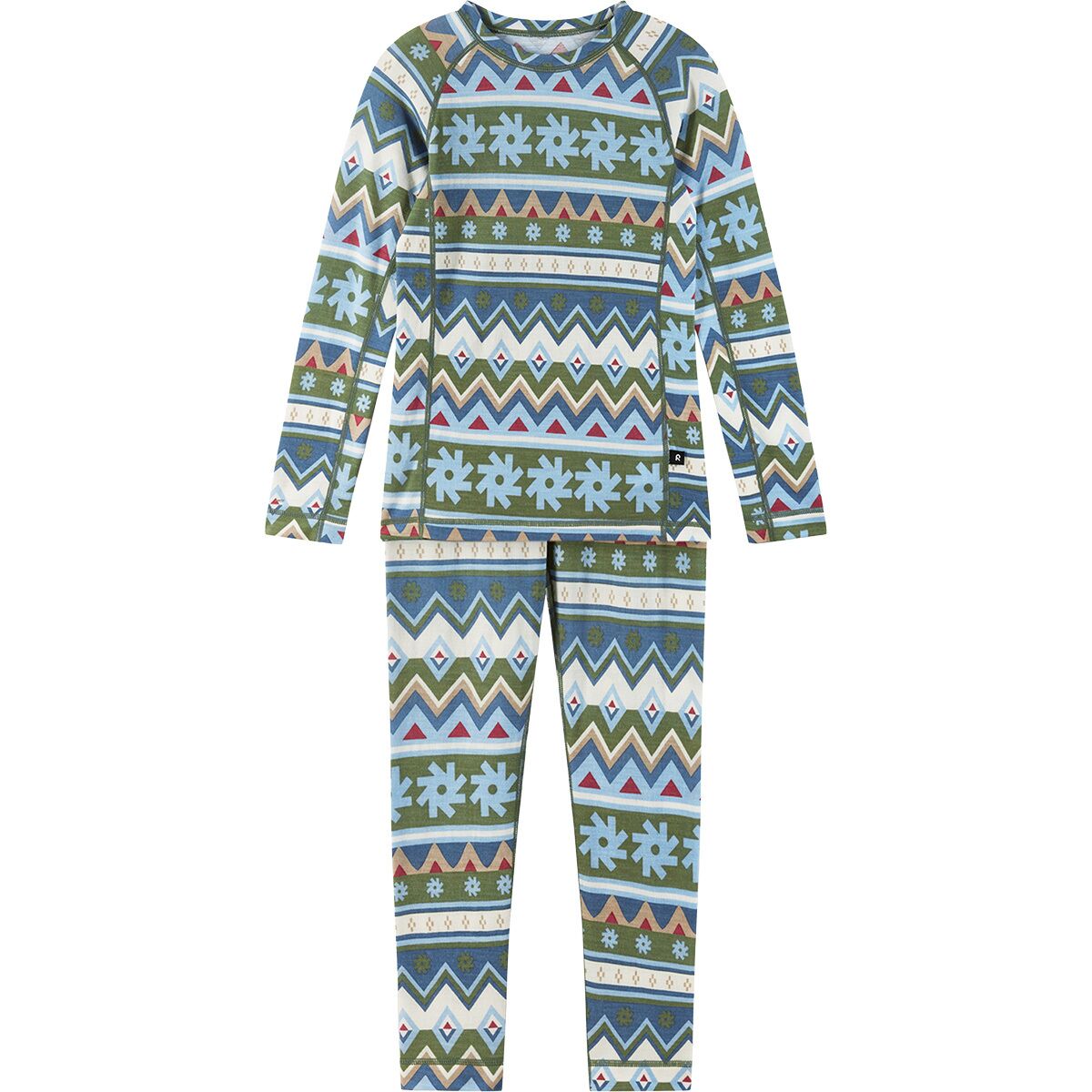 Image of Reima Taitoa Baselayer Set - Kids' Green Clay, 10