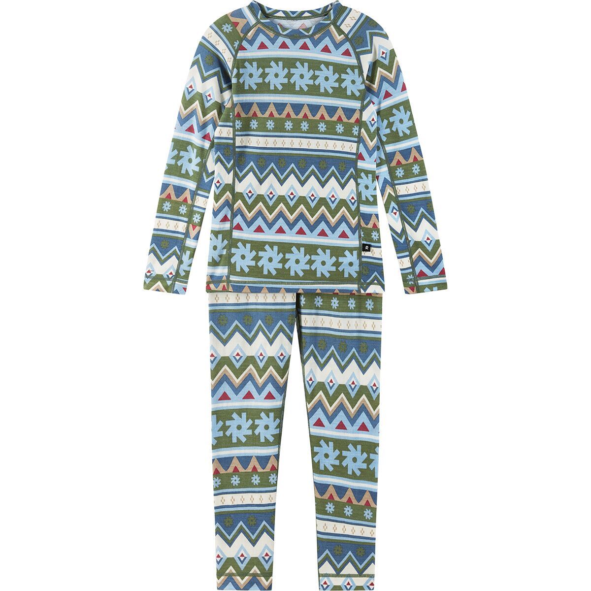 Image of Reima Taitoa Baselayer Set - Toddlers' Green Clay, 2T