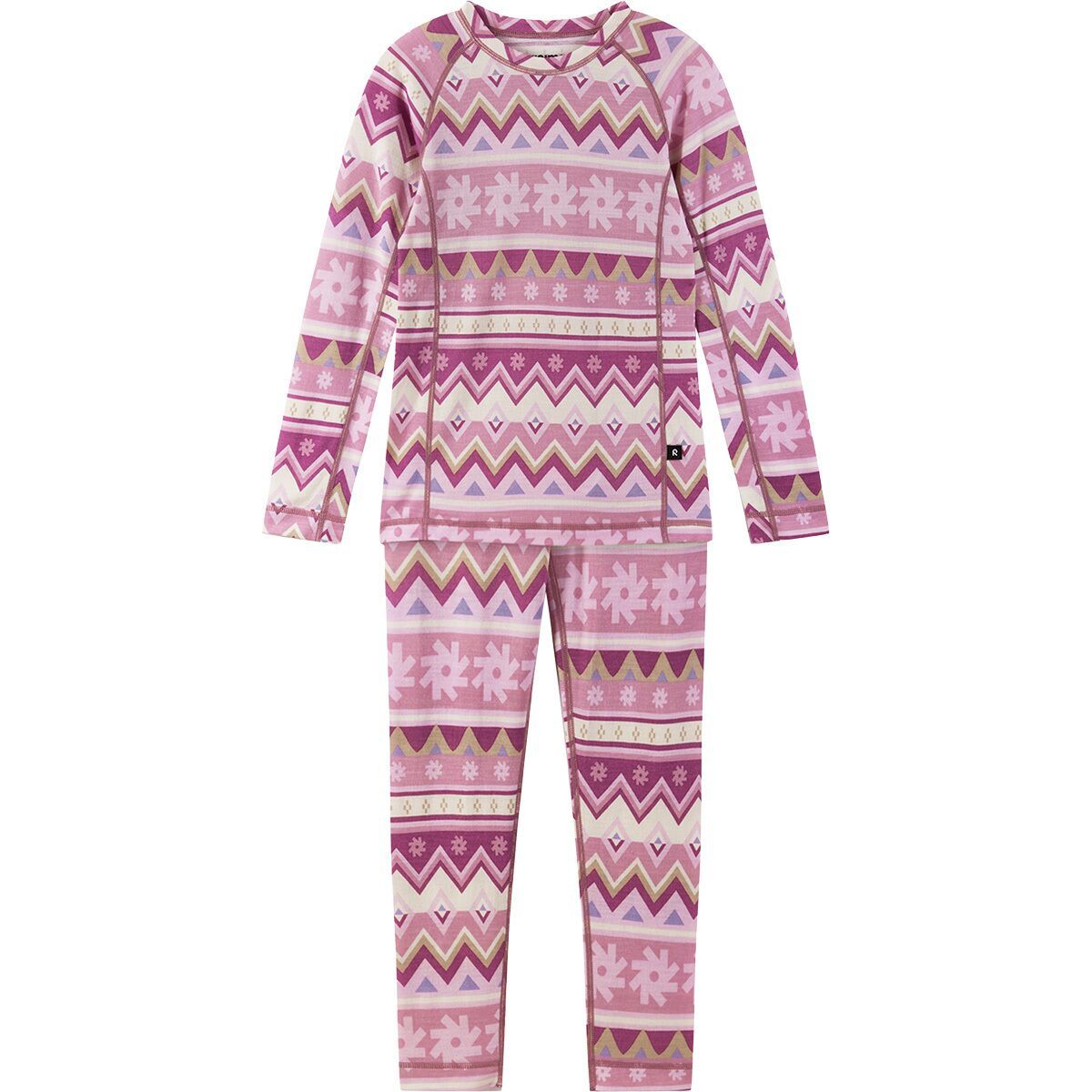 Image of Reima Taitoa Baselayer Set - Toddlers' Grey Pink2, 2T