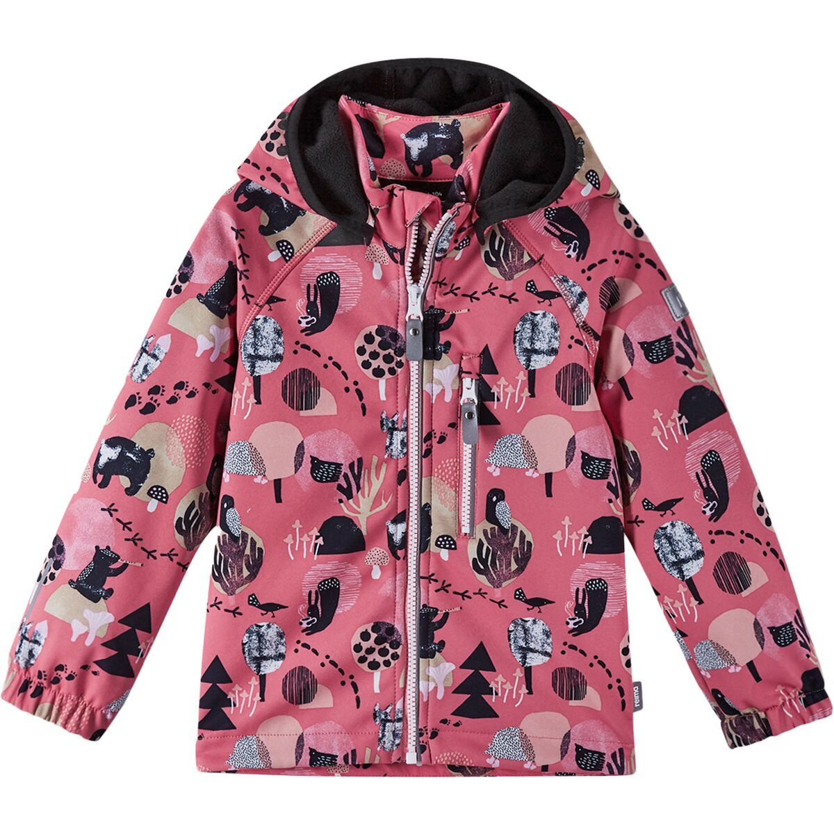 Image of Reima Vantti Softshell Jacket- Girls' Pink Coral, 10