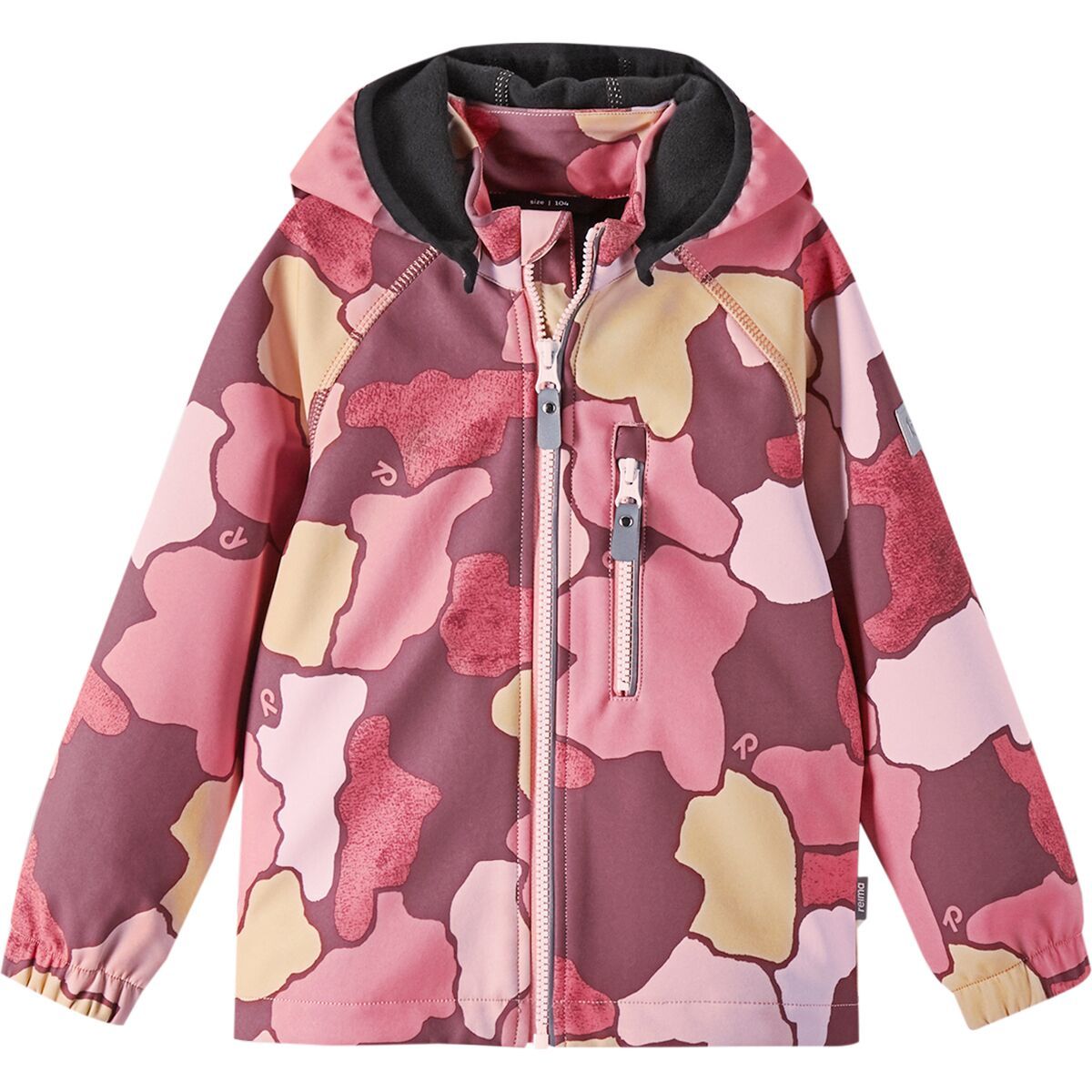 Image of Reima Vantti Softshell Jacket- Girls' Sunset Pink, 5