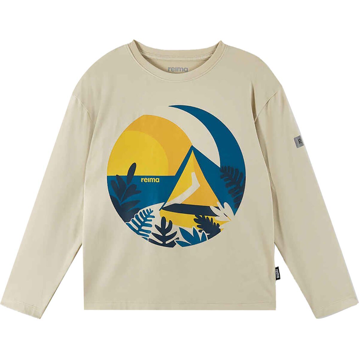 Image of Reima Viita Long-Sleeve T-Shirt - Kids' Sandy Beige, 12