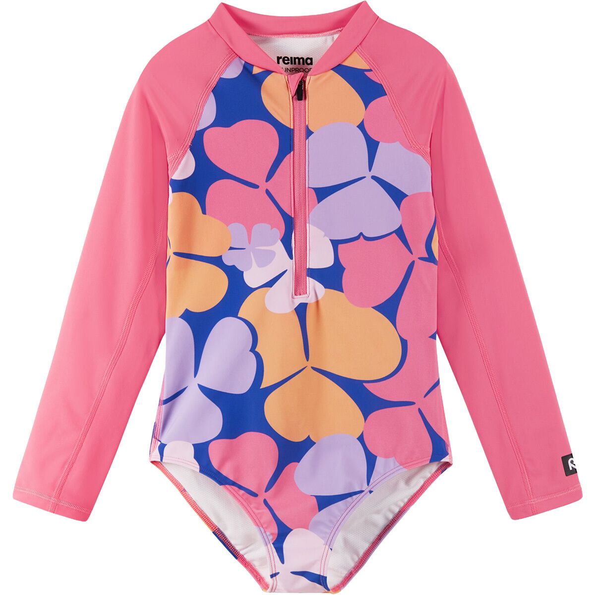 Image of Reima Aallot Swimsuit - Girls' Soft Coral, 10