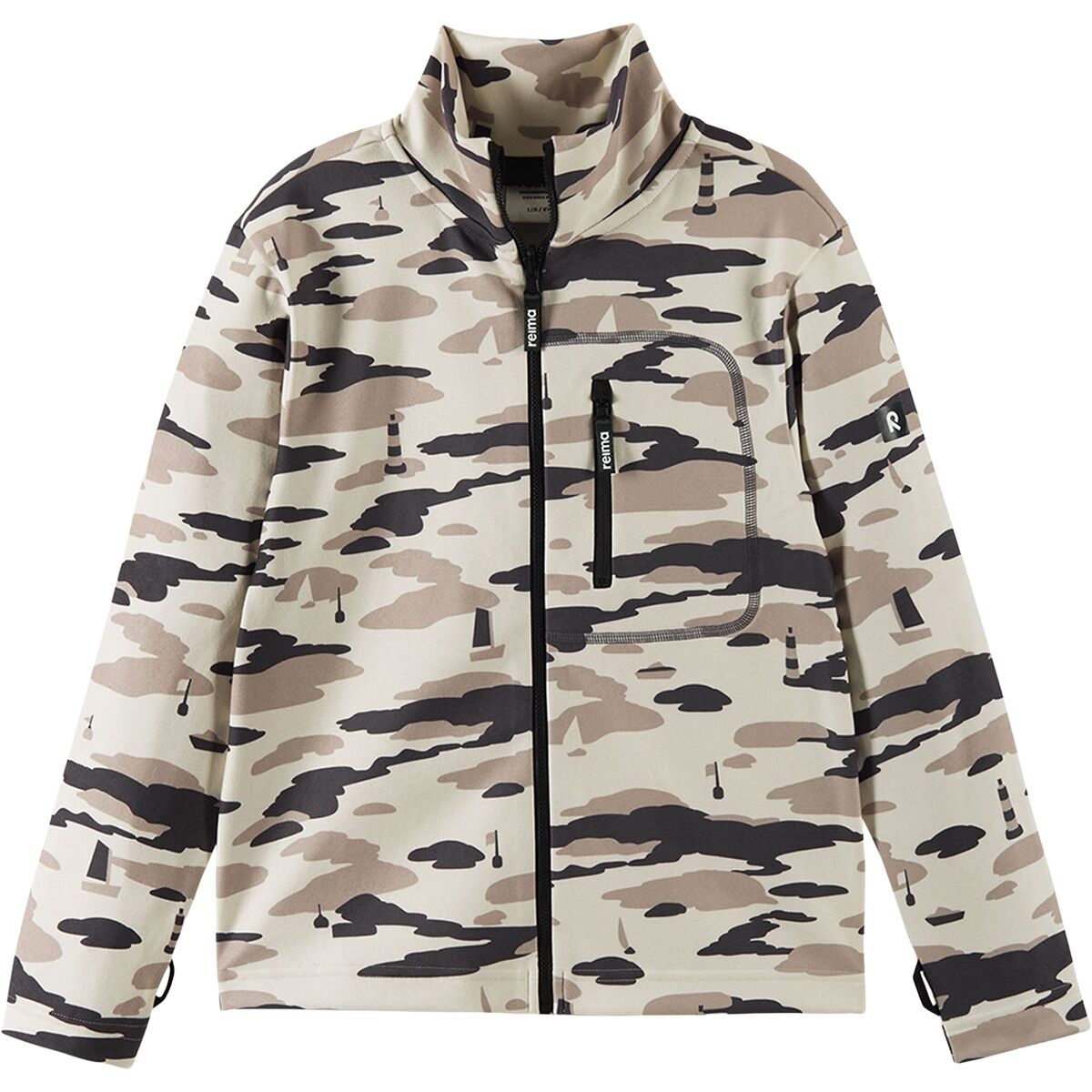 Image of Reima Iisisti Soft Jersey Jacket - Kids' Earthy Beige, 10