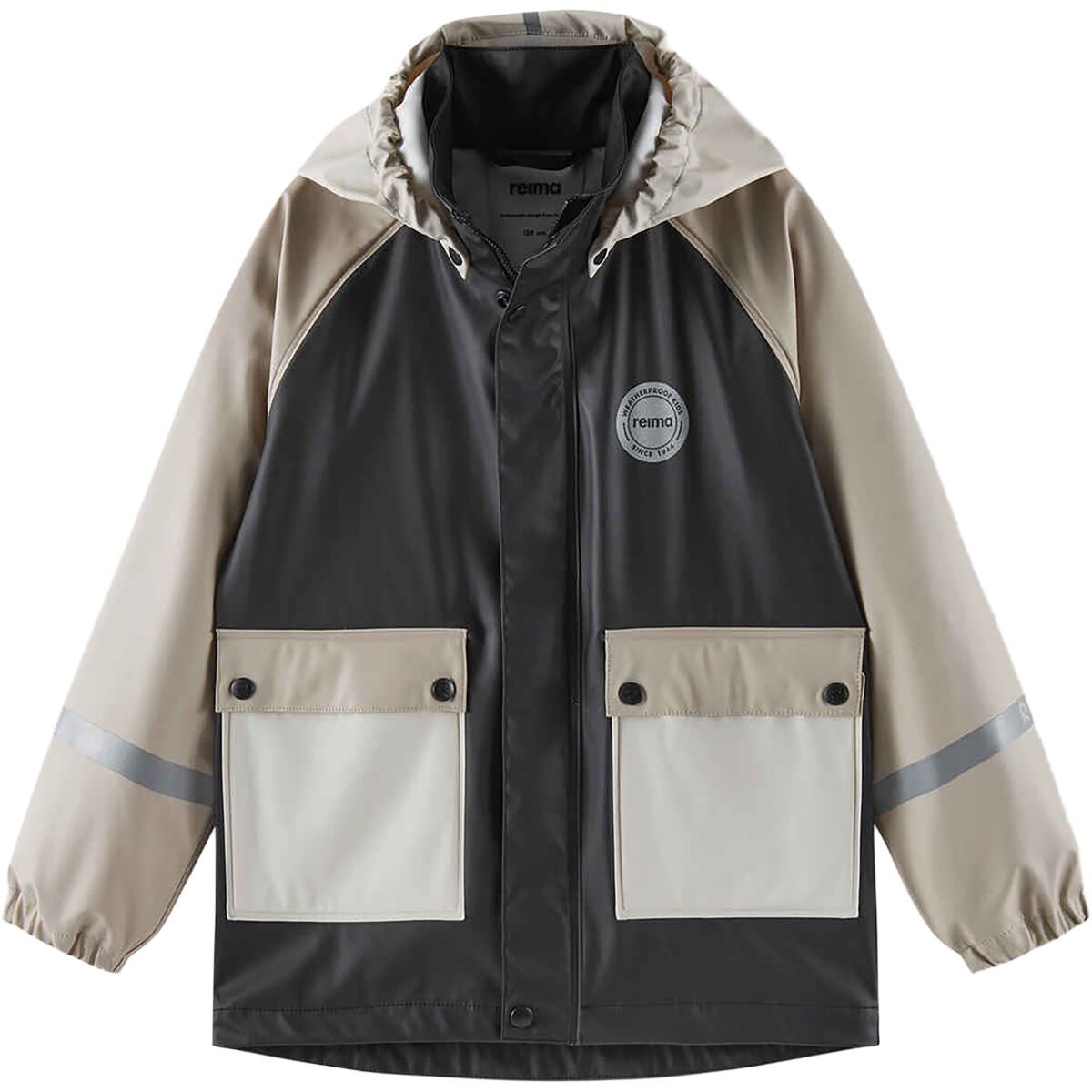 Image of Reima Suihku Rain Jacket - Toddlers' Black, 4T