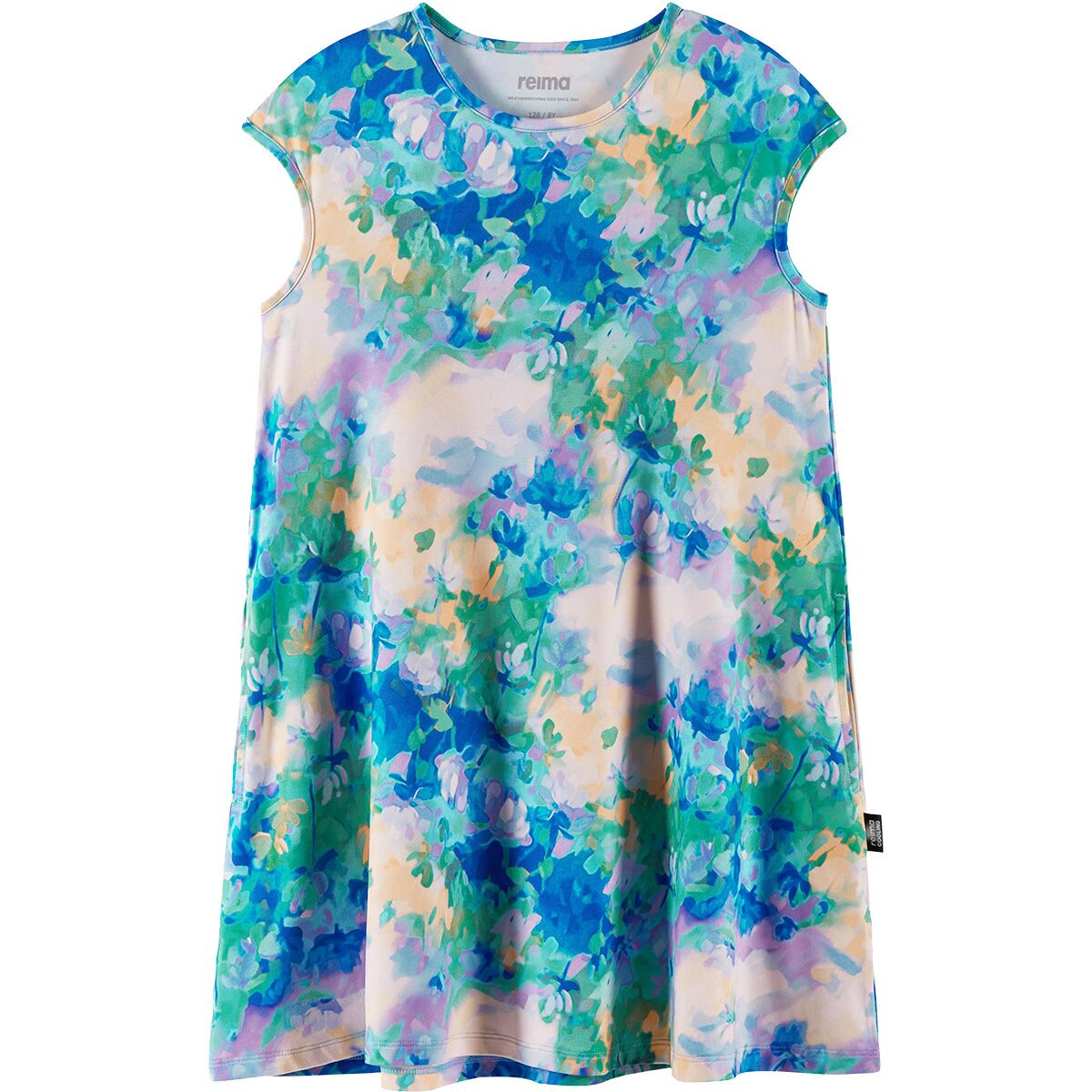 Image of Reima Vilakka Dress - Toddler Girls' Fresh Blue, 4T