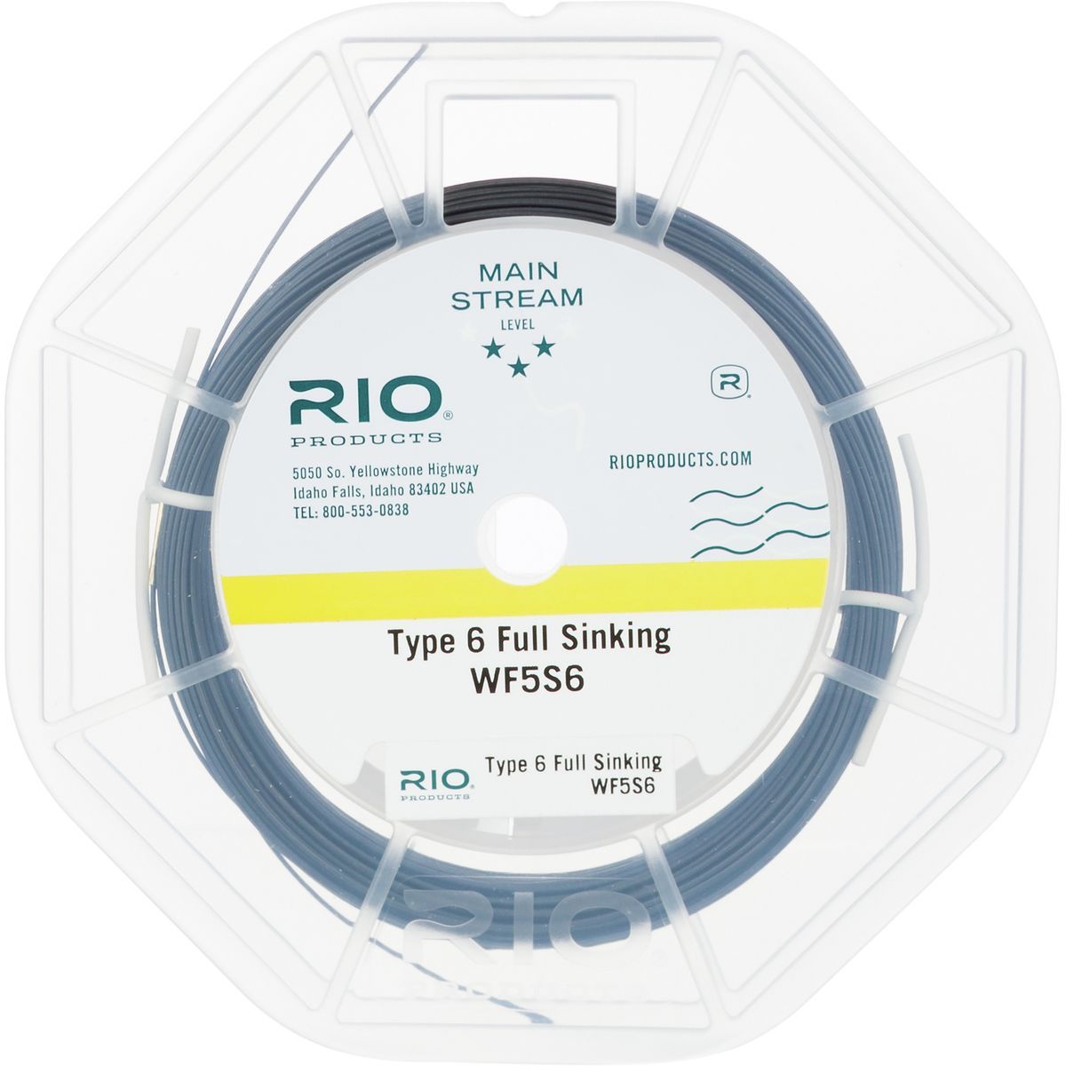 Image of RIO Mainstream Full Sinking Line Black, WF8S6