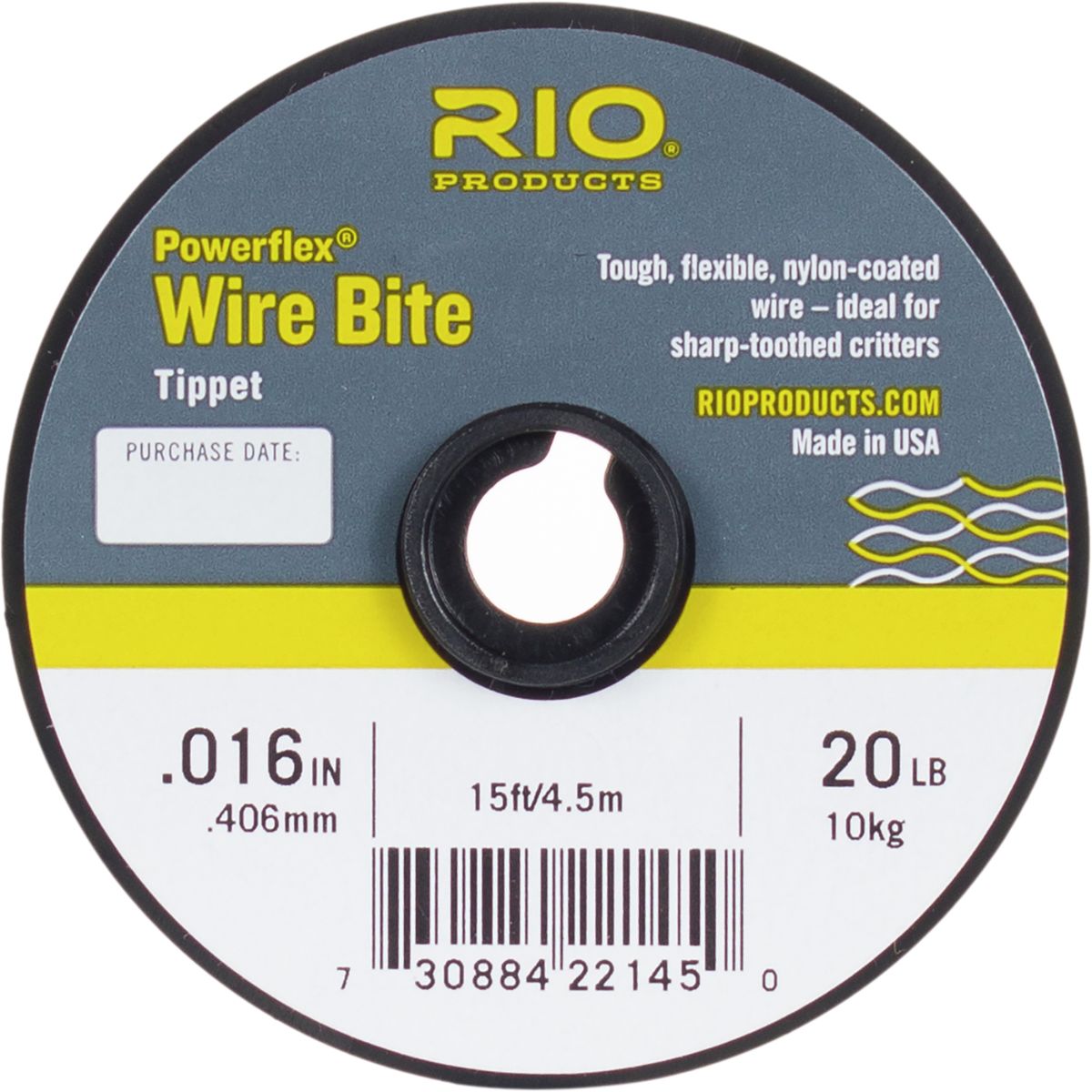 RIO RIO Powerflex Wire Bite Tippet 15ft One Color, 30lb