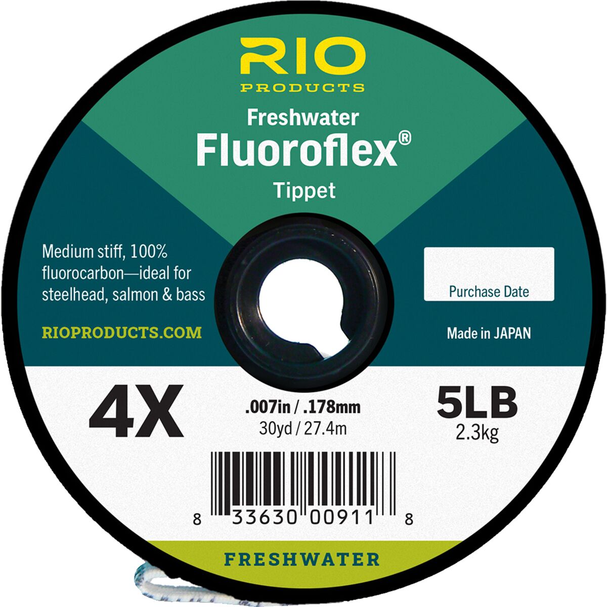 RIO RIO Fluoroflex Freshwater Tippet One Color, 30YD 2X