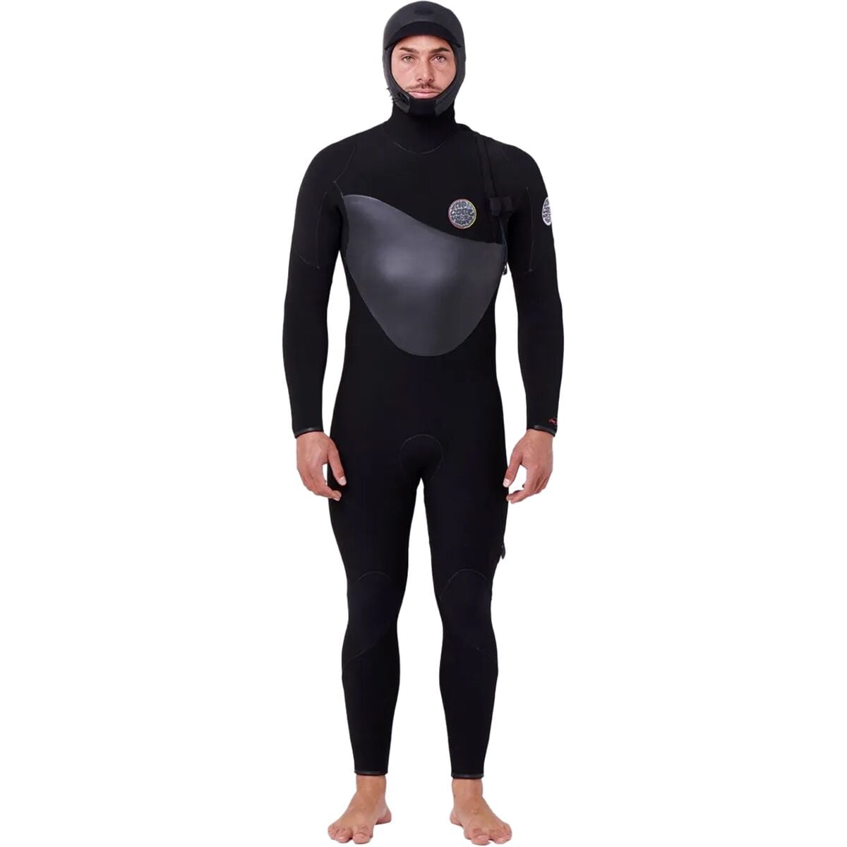 Rip Curl Flashbomb Heat Seeker 5/4 Hooded Zip-Free Wetsuit - Men's