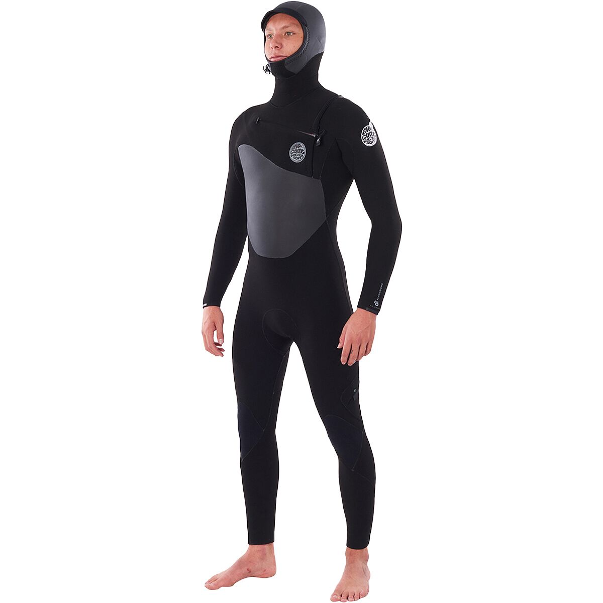 Rip Curl Flashbomb Hooded 6/4 Chest-Zip Wetsuit - Men's
