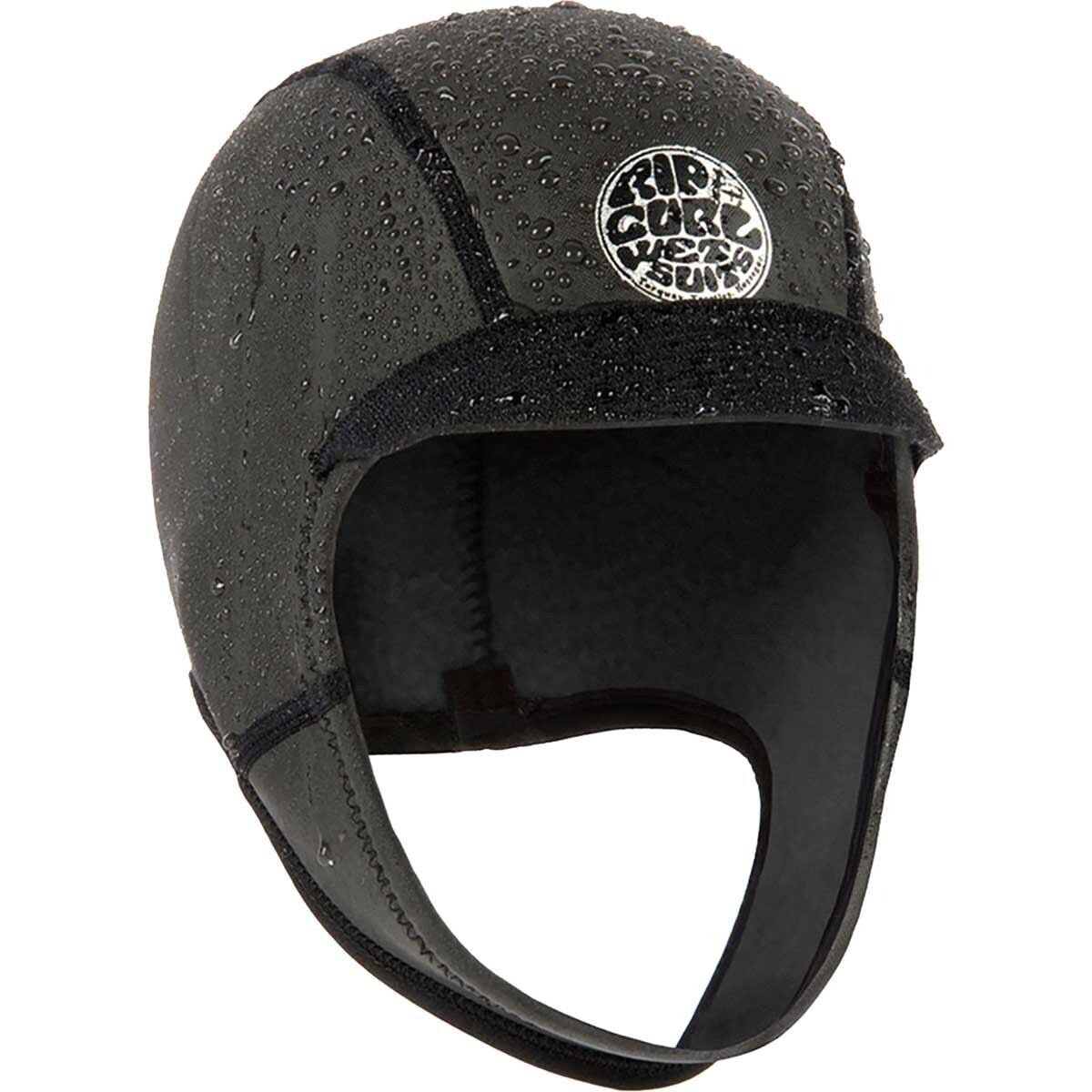 Image of Rip Curl Dawn Patrol 2mm Surf Cap Black, XL