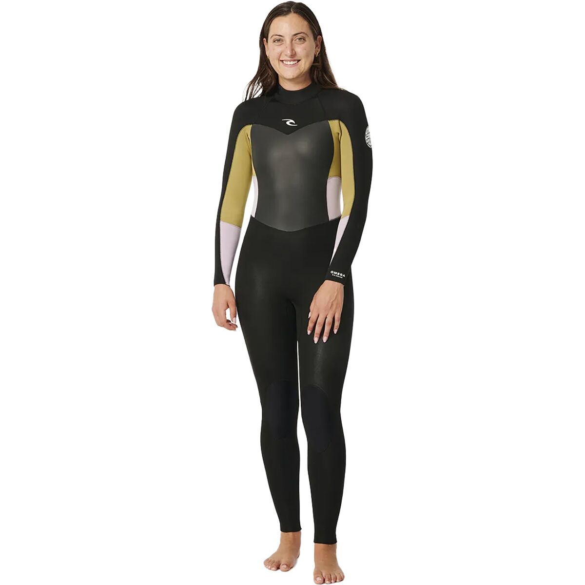 Rip Curl Rip Curl Omega 3/2 GB Steamer Back-Zip Wetsuit - Women's Khaki, 4