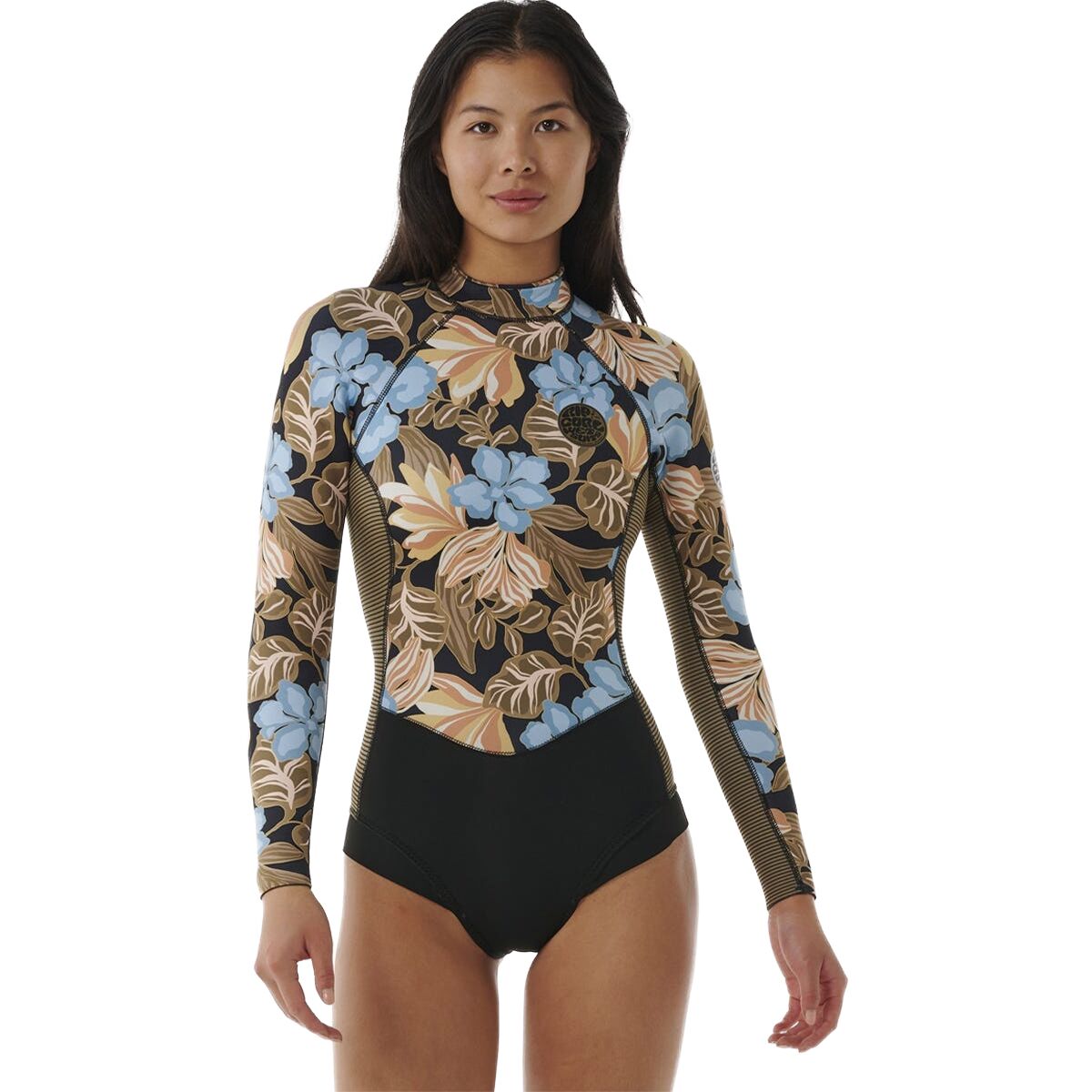 Rip Curl Rip Curl G-Bomb 2mm GB Back-Zip Long-Sleeve Spring Wetsuit - Women's Black/Olive, 8