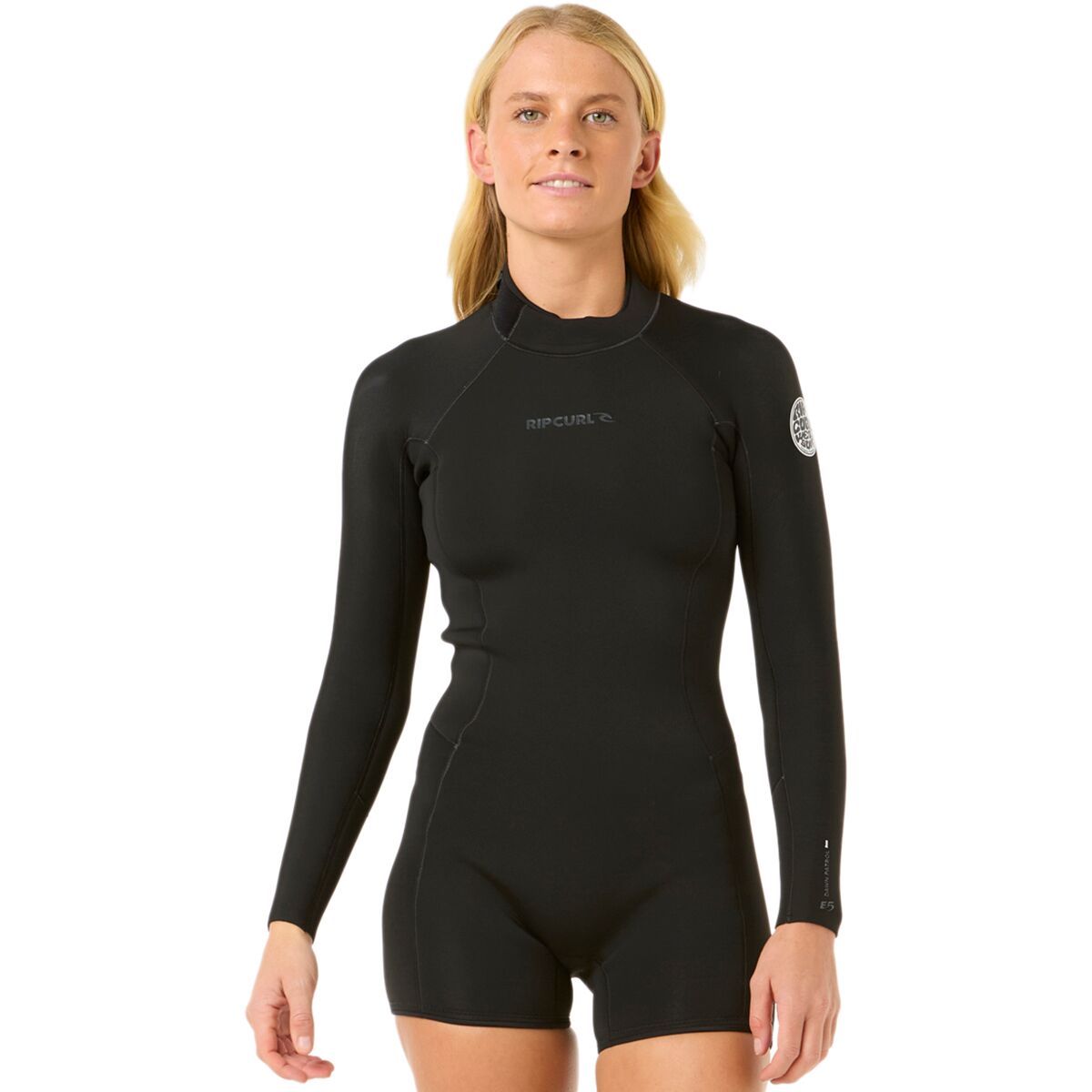 Image of Rip Curl Dawn Patrol 2/2 Long-Sleeve Spring Wetsuit - Women's Black, 8