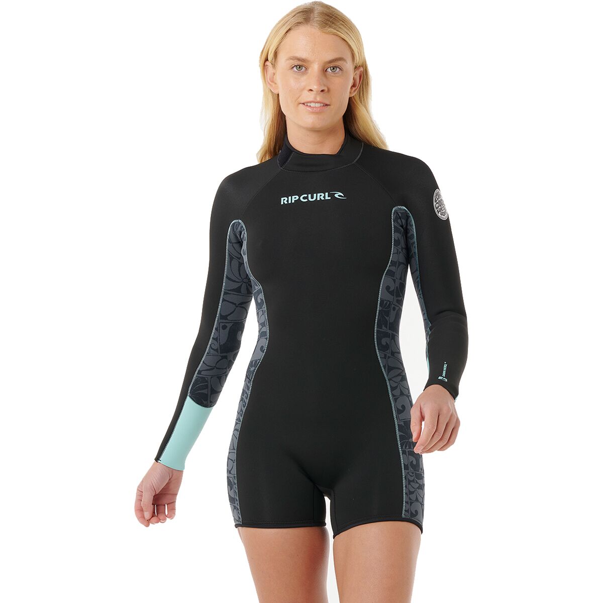 Image of Rip Curl Dawn Patrol 2/2 Long-Sleeve Spring Wetsuit - Women's Mint, 4