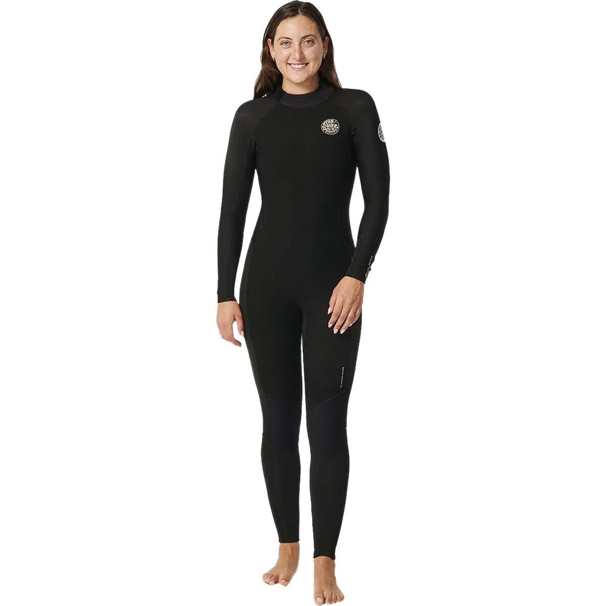Rip Curl Dawn Patrol 3/2 Back-Zip Full Wetsuit - Women's Black, 10