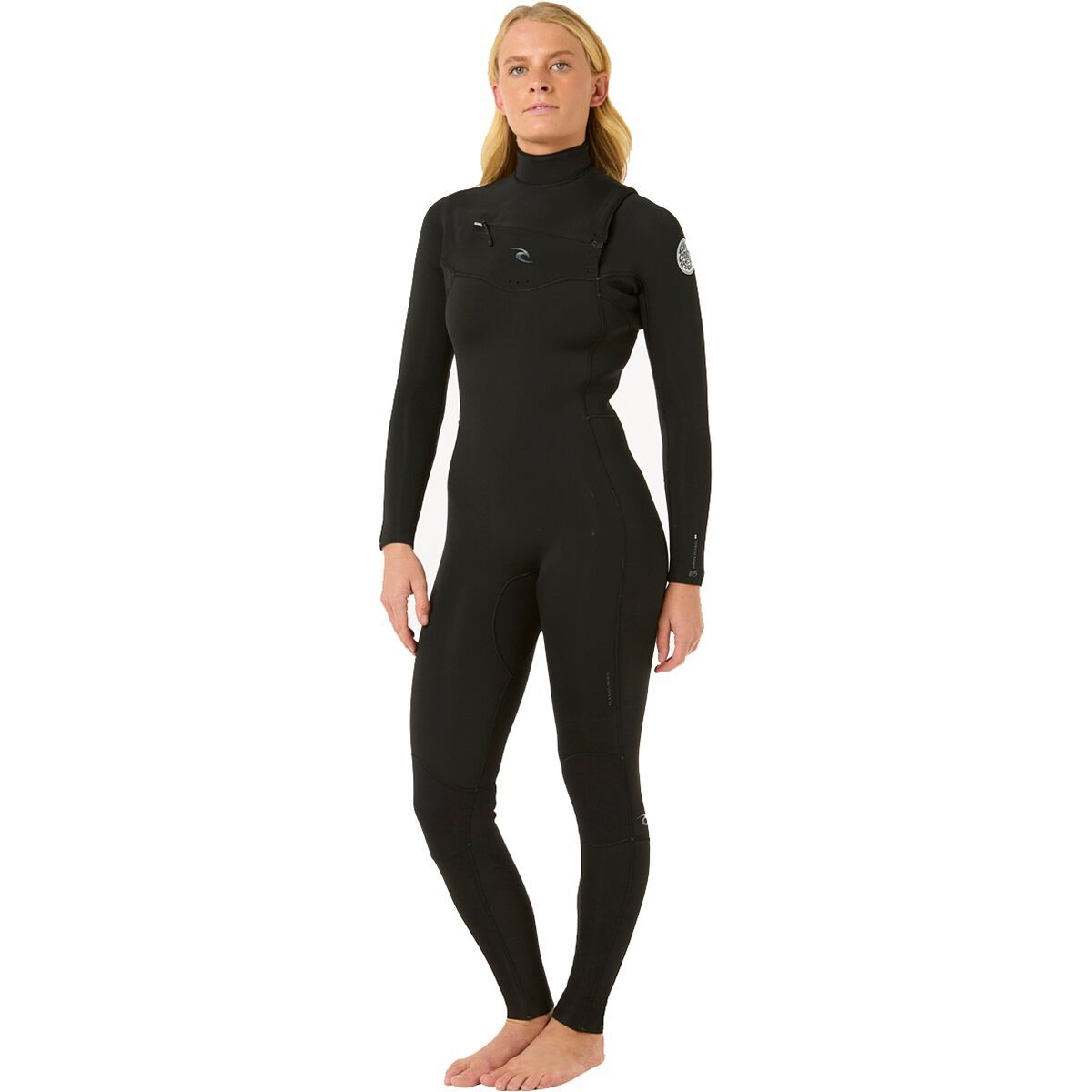 Image of Rip Curl Dawn Patrol 3/2GB Chest-Zip Full Wetsuit - Women's Black, 8