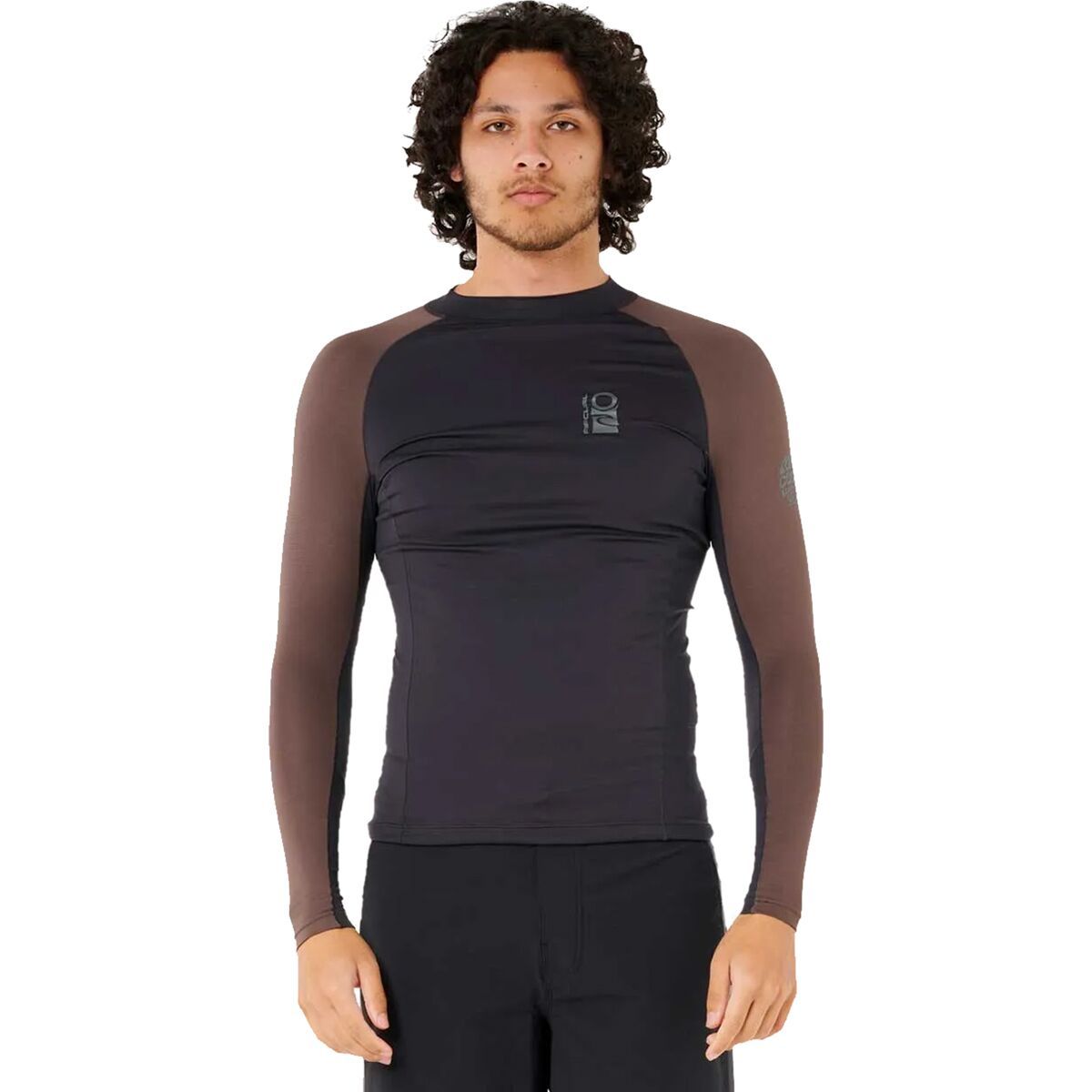 Rip Curl Search UPF 50 Long-Sleeve Rashguard - Men's Rock, XL