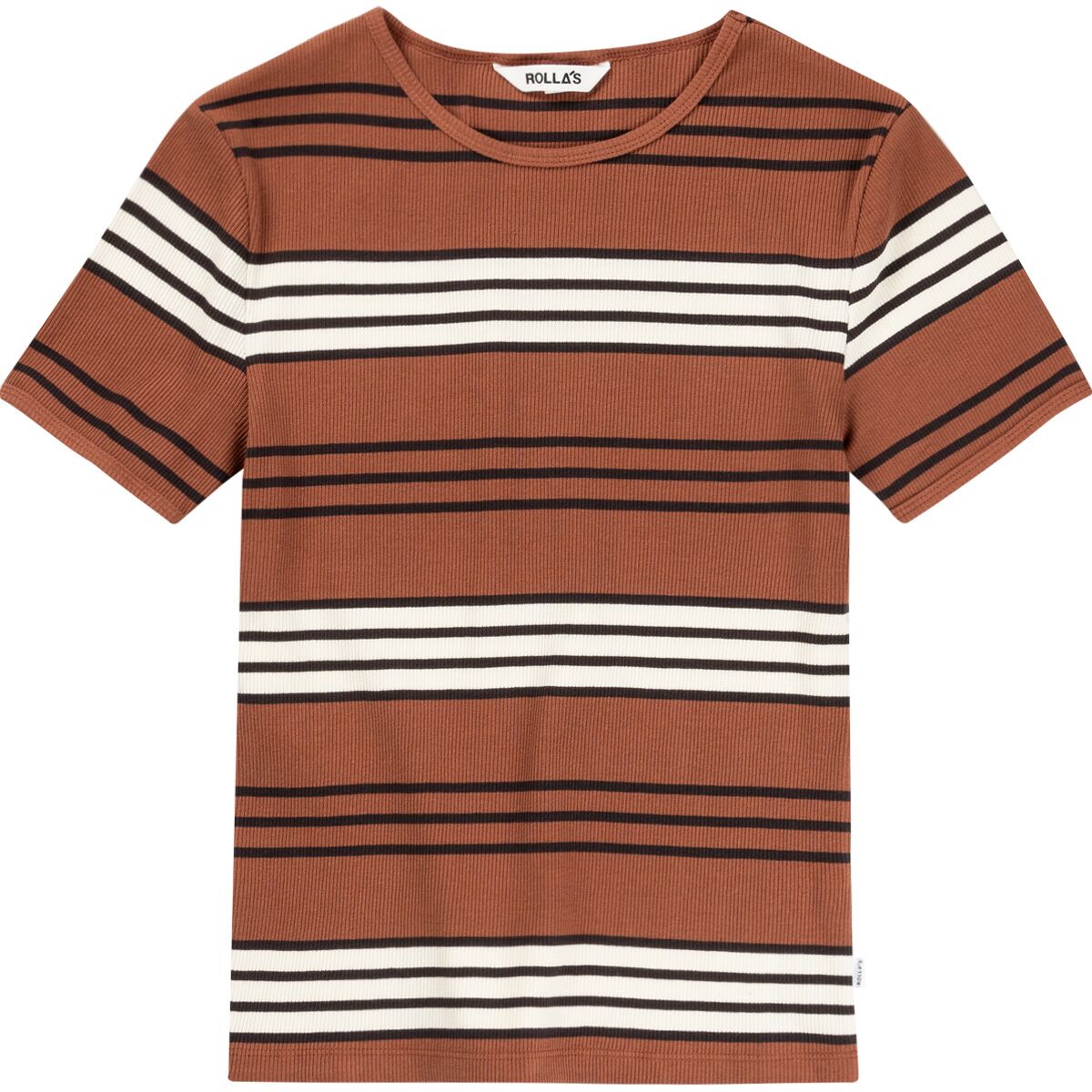 Rolla's Rolla's Baby Rib T-Shirt - Women's Chestnut Stripe, XS