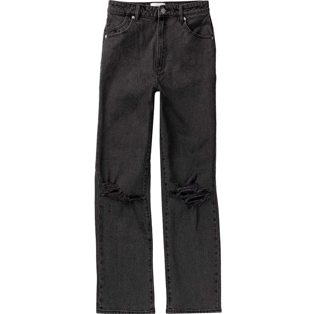 Image of Rolla's Original Straight Pant - Women's Brad Black Worn, 30