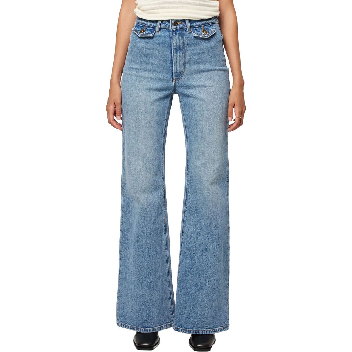Image of Rolla's Eastcoast Flare Pant - Women's Lia/Brad Blue, 26