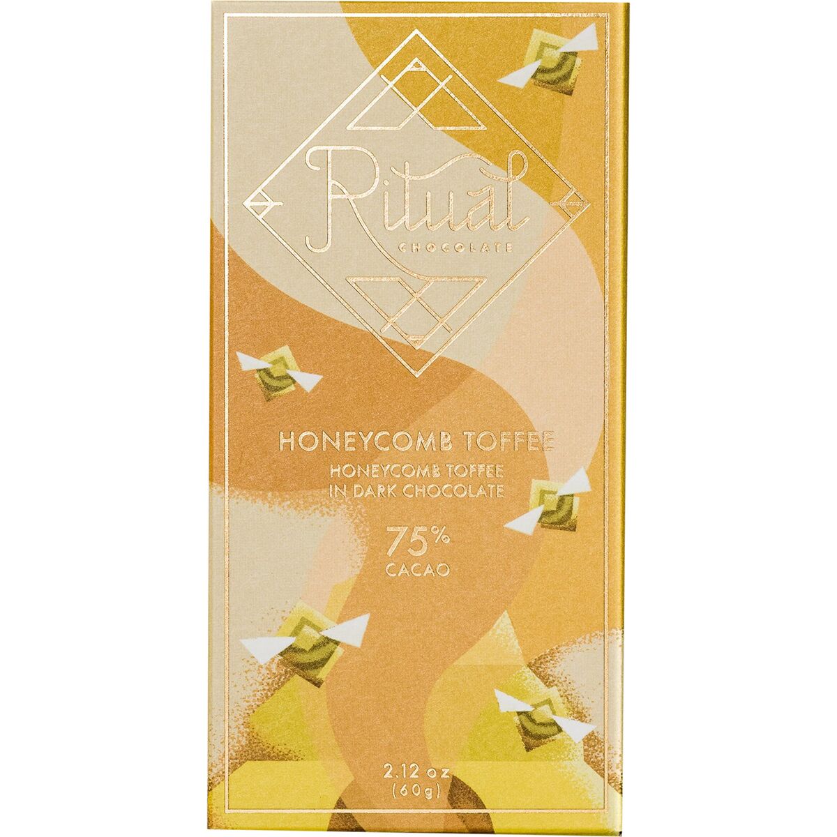 Image of Ritual Chocolate Honeycomb Toffee 75% Cacao Chocolate Bar One Color, One Size