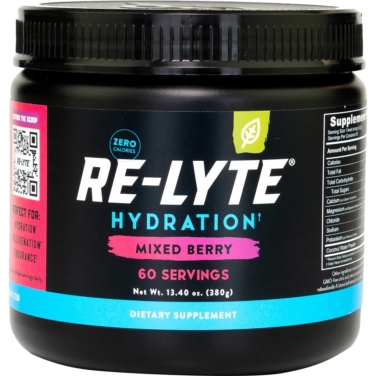 Image of Redmond Re-Lyte Hydration Drink Mix Mixed Berry, 30 serving jar
