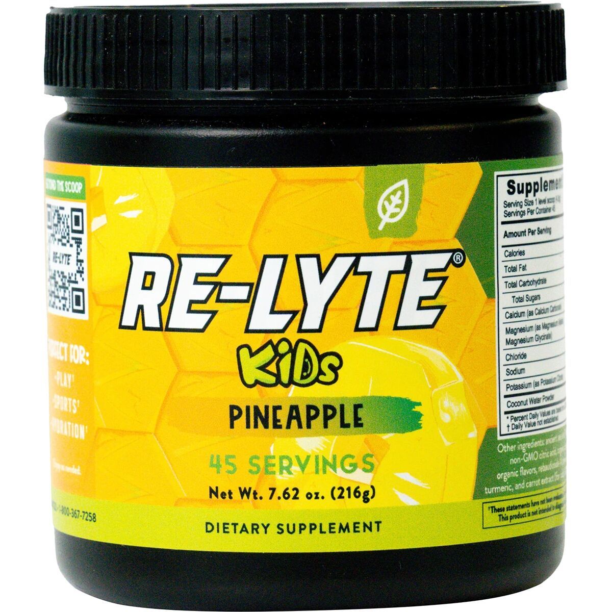 Image of Redmond Re-Lyte Kids Pineapple, 45 serving jar