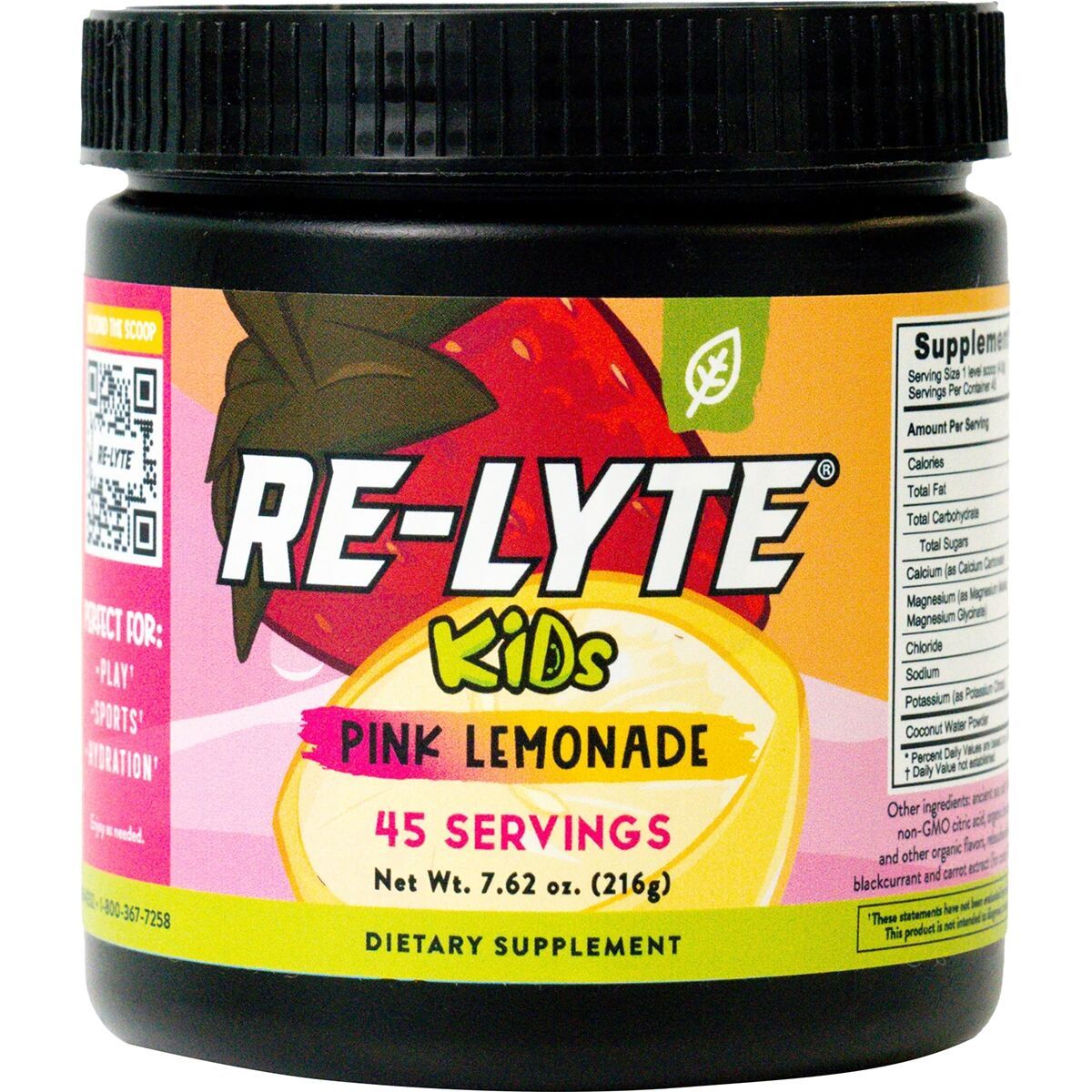 Image of Redmond Re-Lyte Kids Pink Lemonade, 45 serving jar