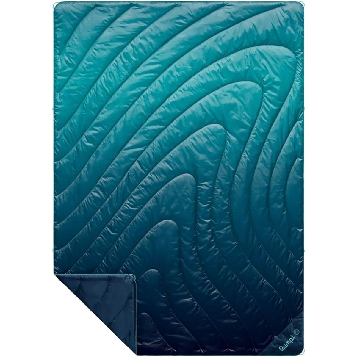 Image of Rumpl Original Puffy Fade 1-Person Blanket Ocean Fade, One Size