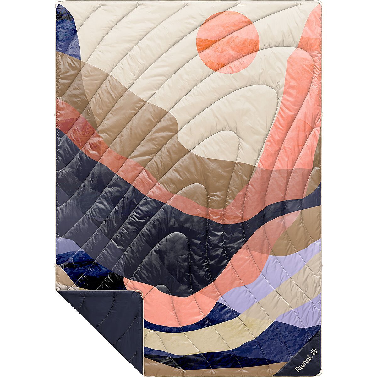 Image of Rumpl Original Puffy Printed 1-Person Blanket Death Valley Dawn, One Size