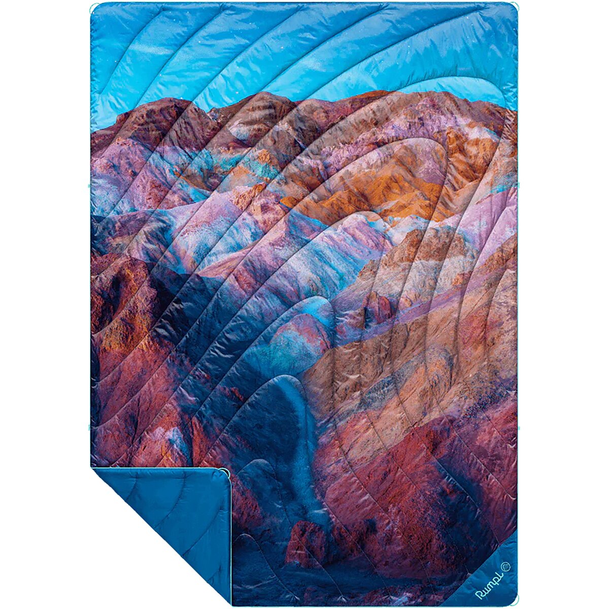 Image of Rumpl Original Puffy Printed 1-Person Blanket Death Valley Dawn, One Size
