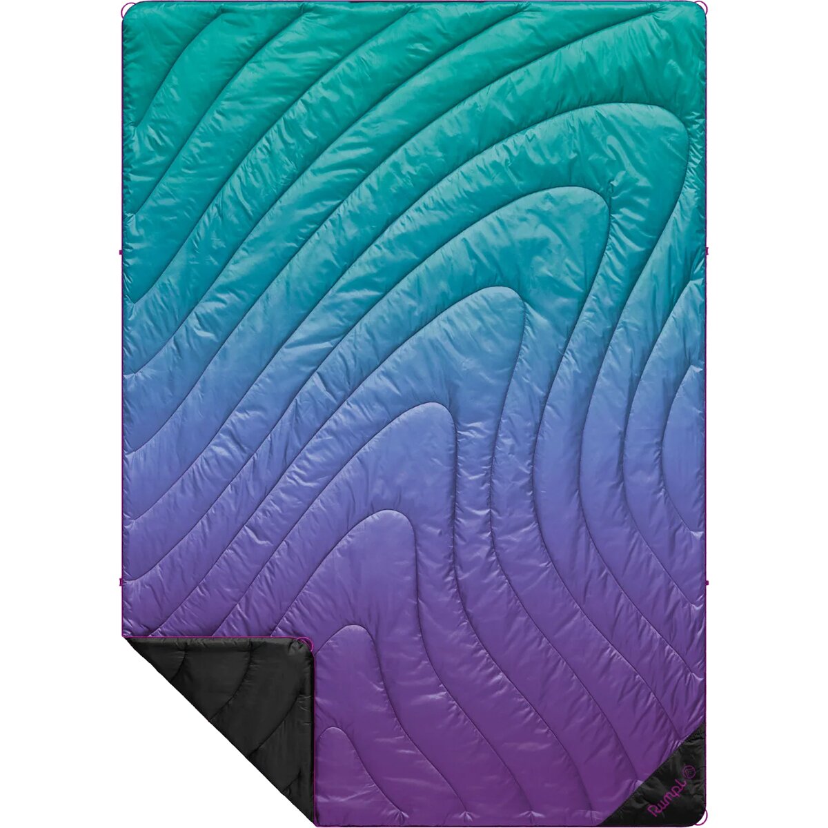 Image of Rumpl Original Puffy Printed 1-Person Blanket Deep Violet Fade, 1-Person