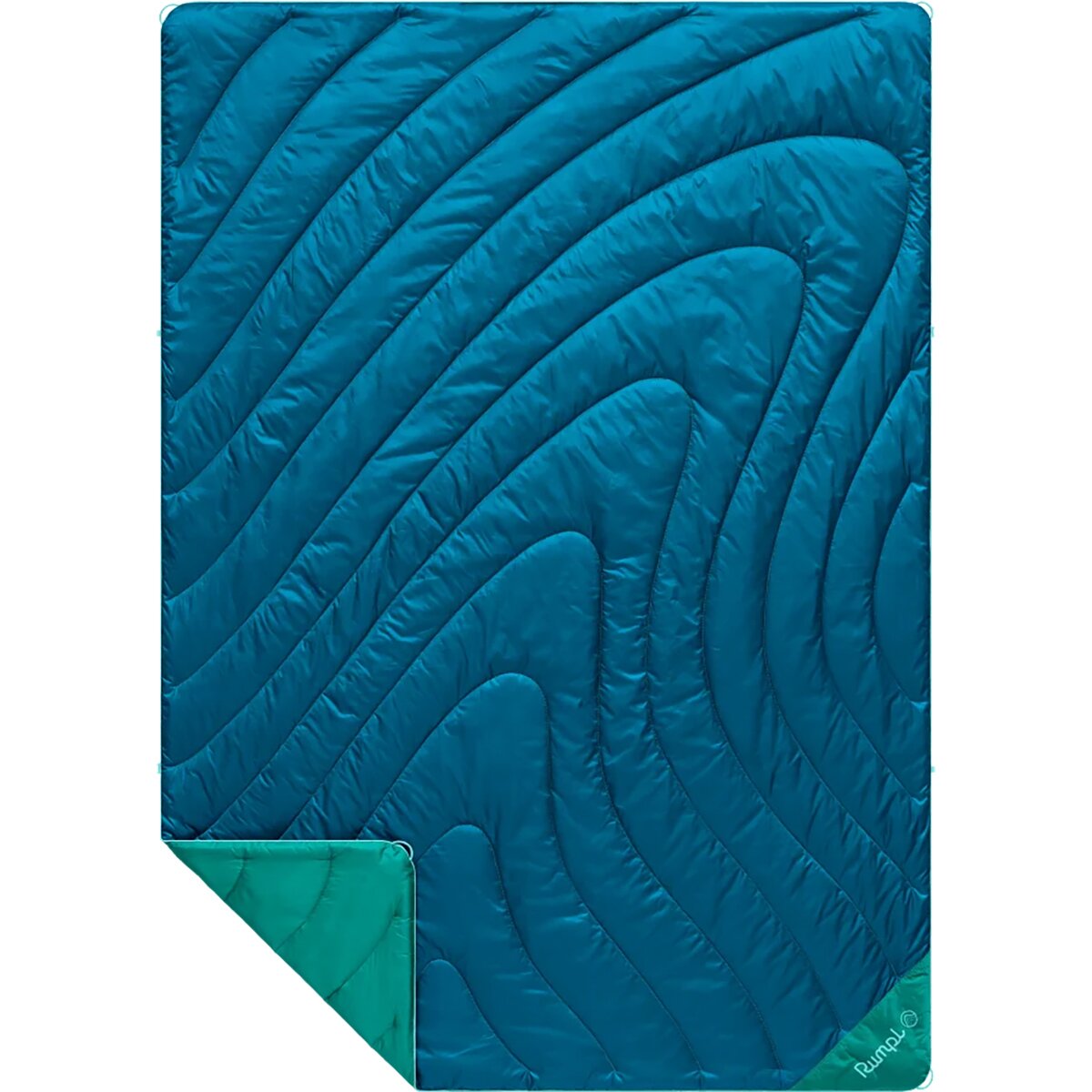 Image of Rumpl Original Puffy Solid 1-Person Blanket Seascape, One Size